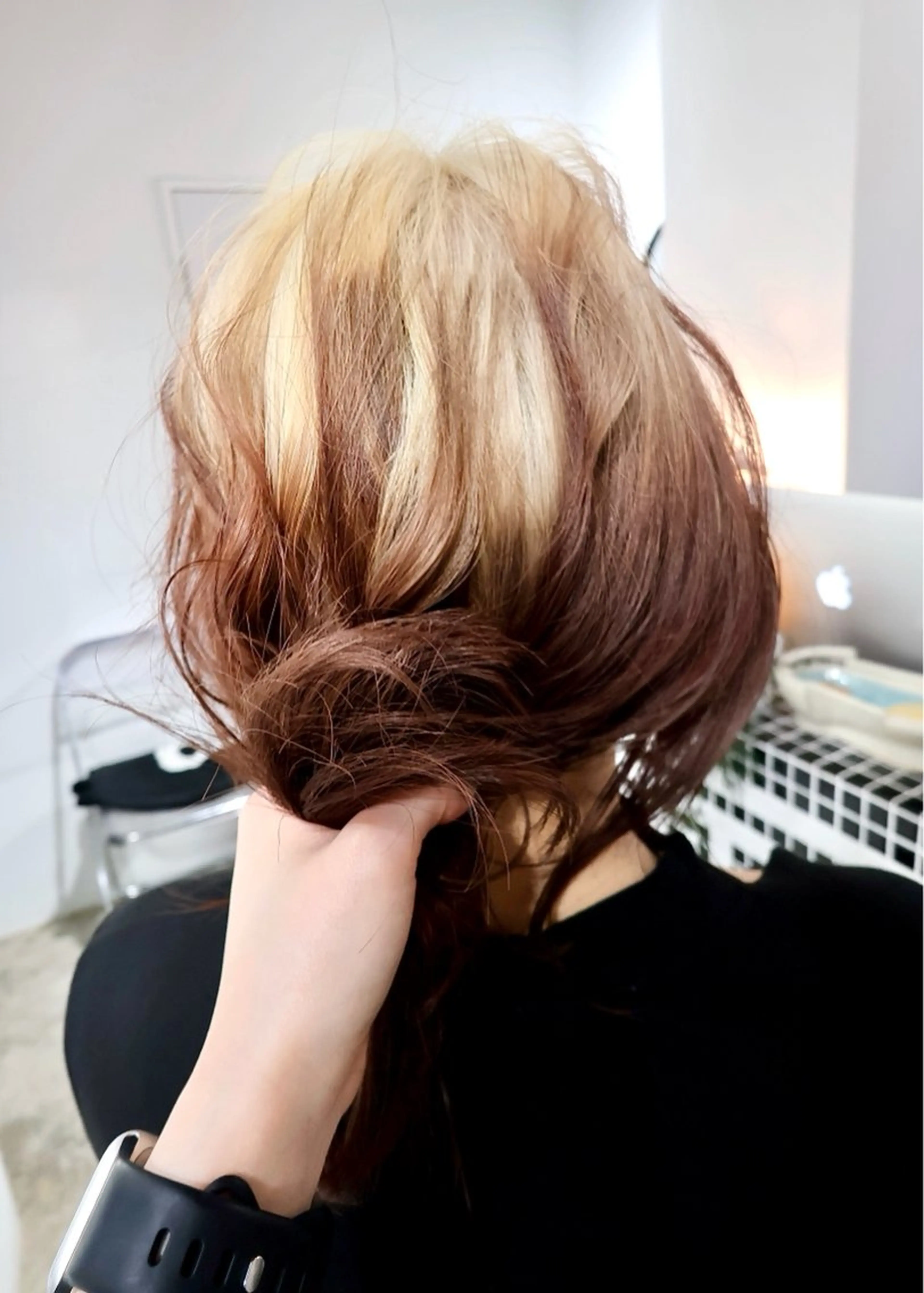 セミロング ヘアカラー 学芸大学 /ボブ SaKuraのヘアスタイル