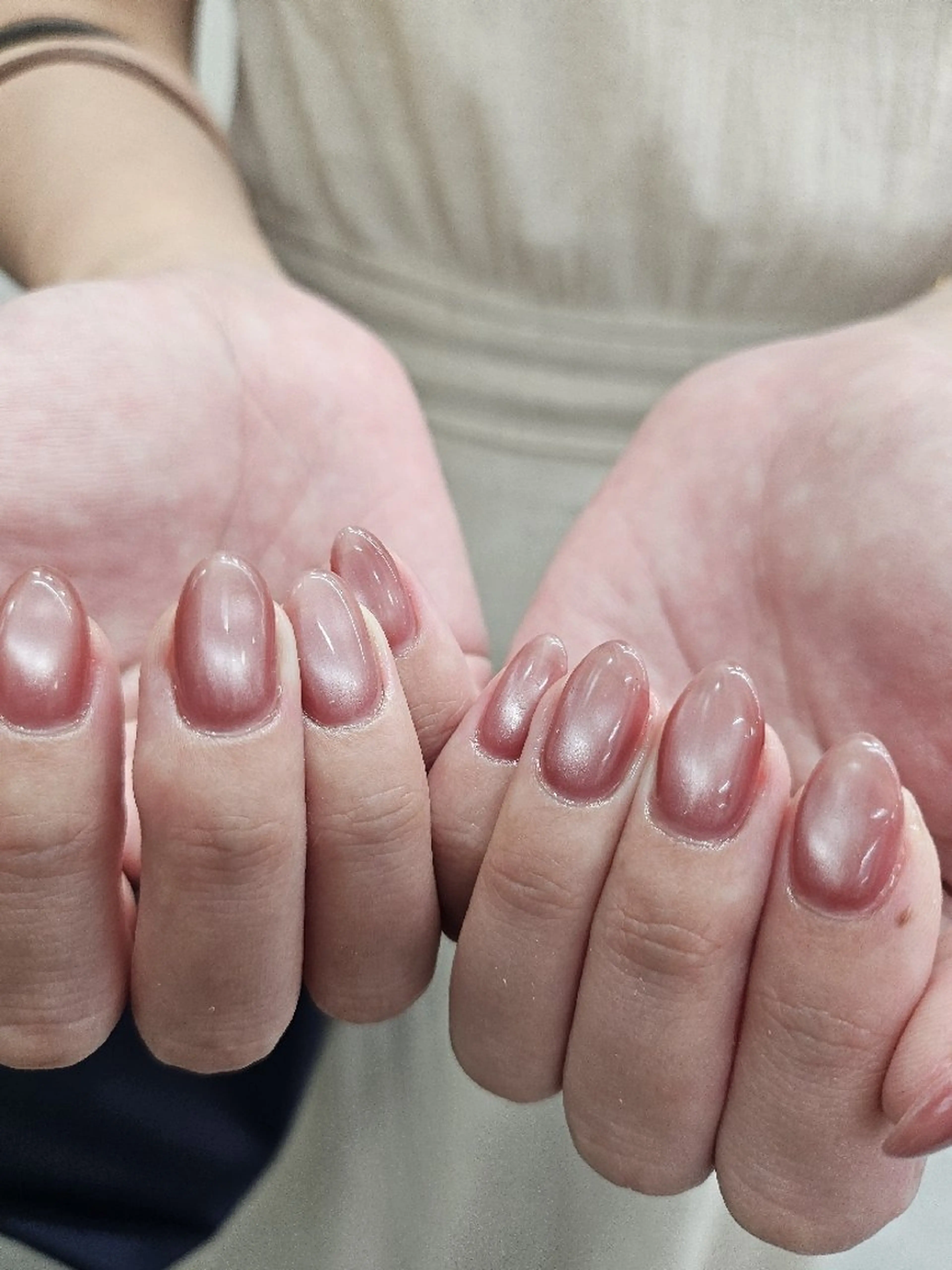 ネイル ジェルネイル マグネットネイル オフィスネイル パラジェル シンプルネイル ハンドネイル puku nail 🌼kazu🌼のネイルデザイン