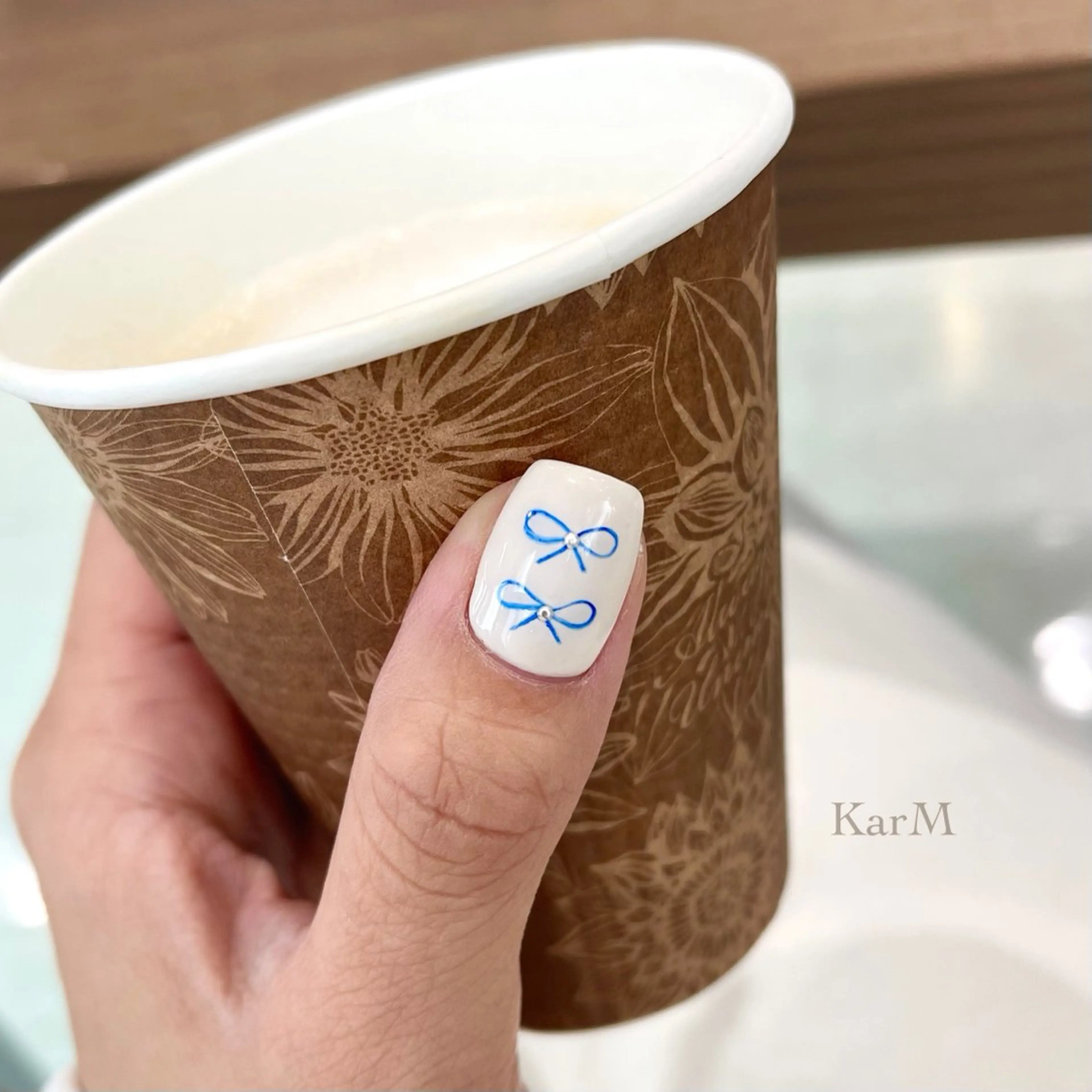 ネイル アートネイル チークネイル フレンチネイル 韓国ネイル マグネットネイル ハンドネイル ogino karinのネイルデザイン