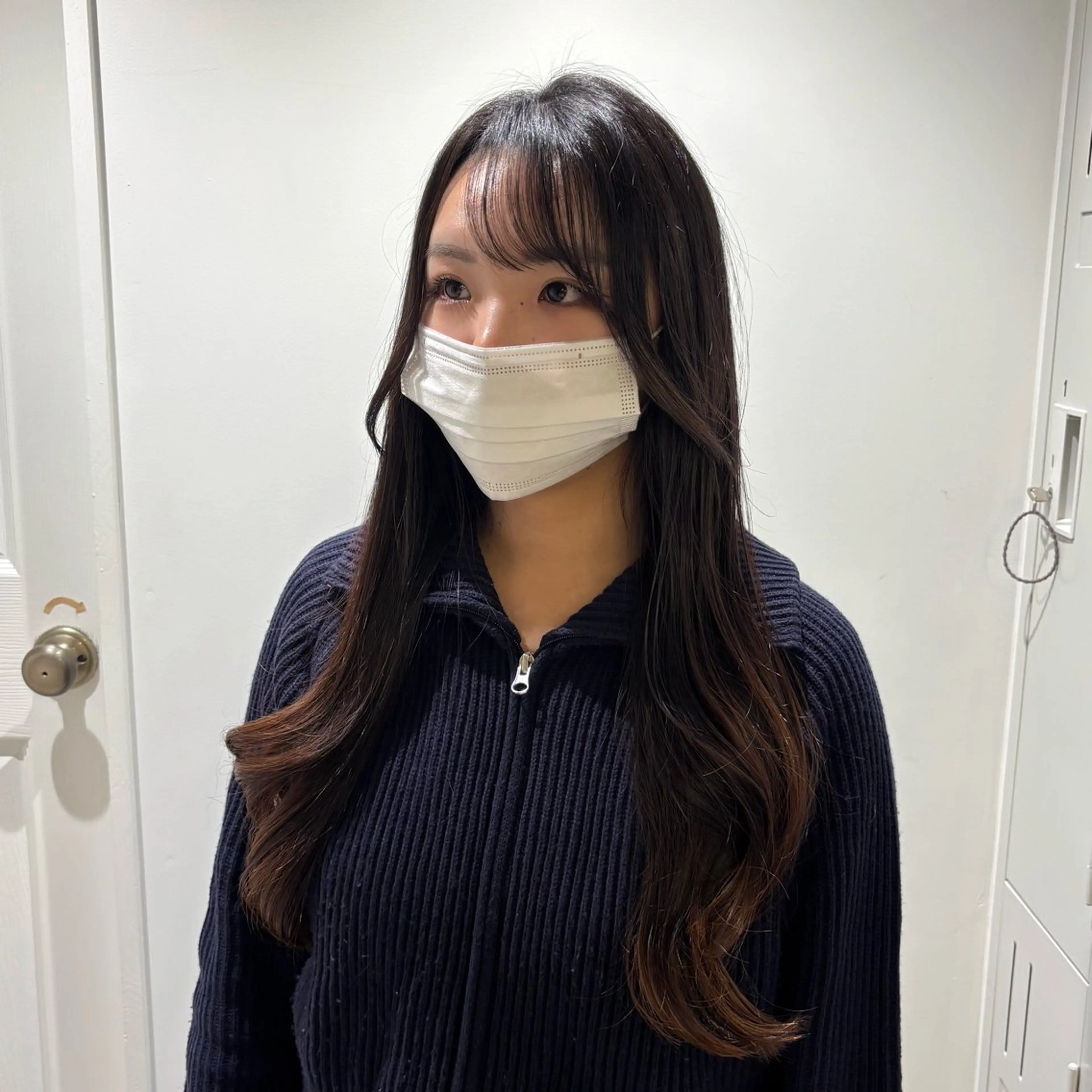 ロング のむらあんじゅ/ 韓国風レイヤーೀのヘアスタイル