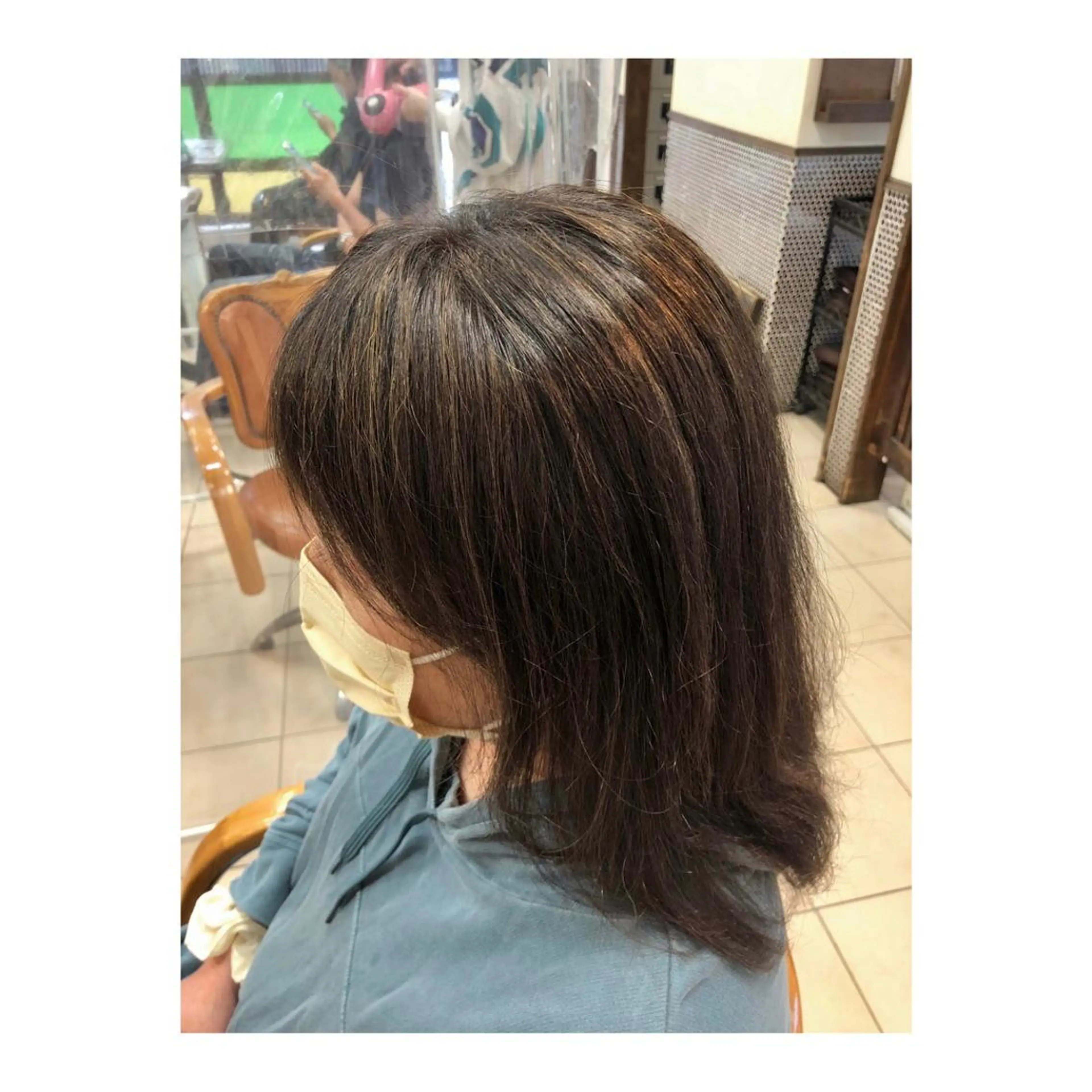 ロング カラー メンズ メンズハイライト 透明感カラー ハイライトカラー ハイライト 大人女性のお悩み改善 大塚綾のヘアスタイル