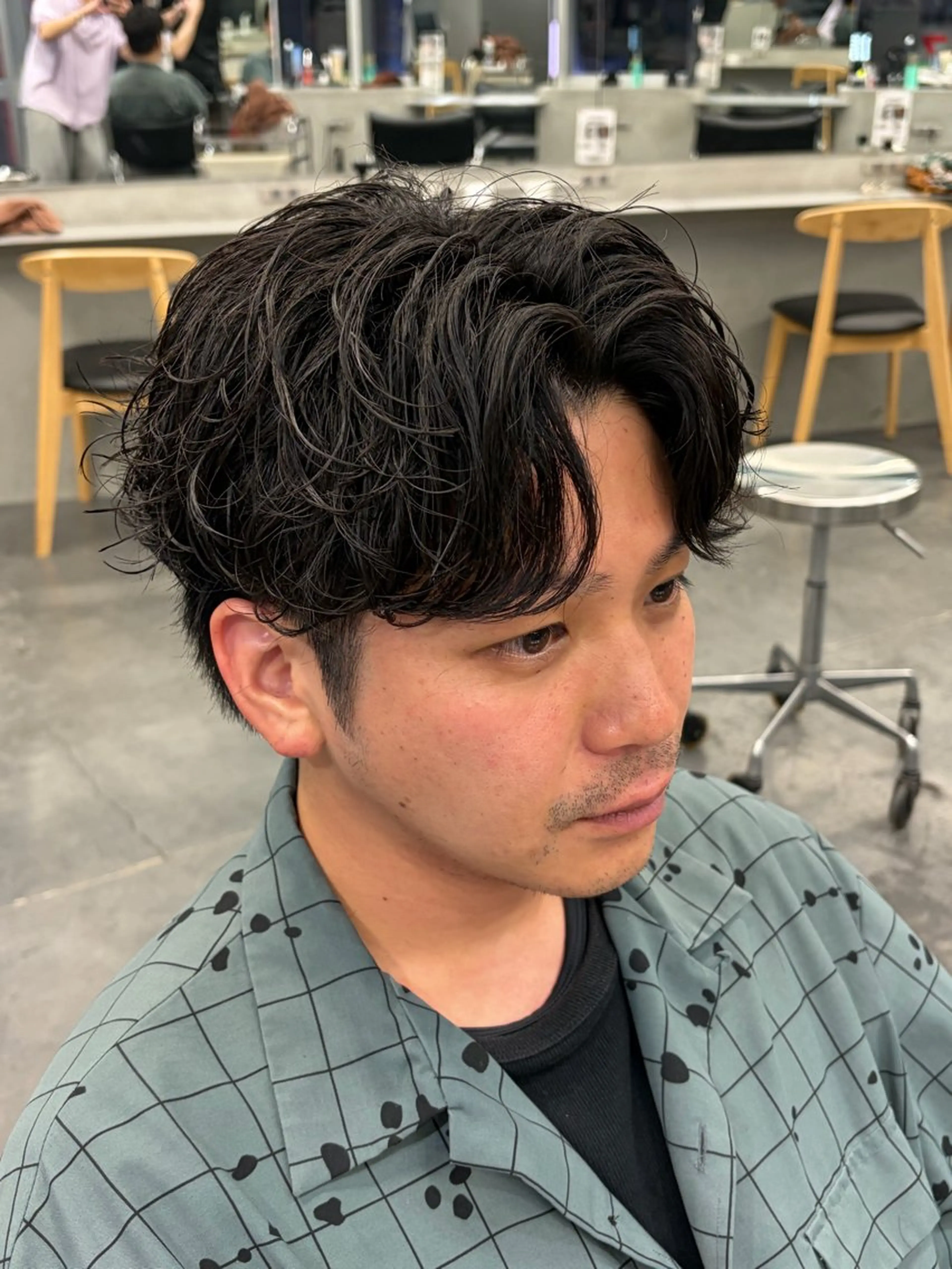 ショート パーマ メンズ カット パーマ メンズパーマ特化🔥 りょうのヘアスタイル