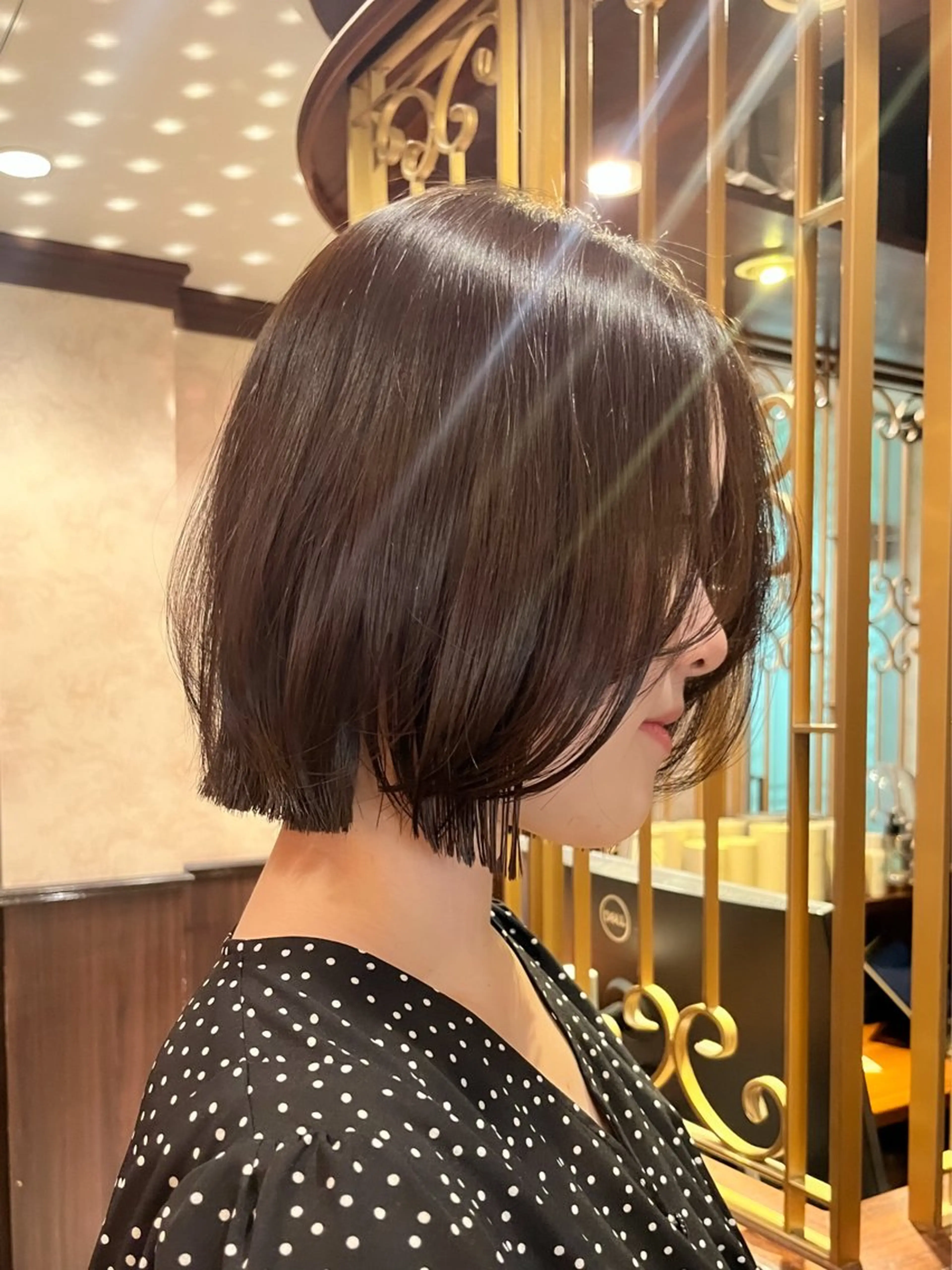 ショート ボブレイヤー ボブ レイヤーカット ボブ/髪質改善/ 艶髪❣️前髪/Noaのヘアスタイル