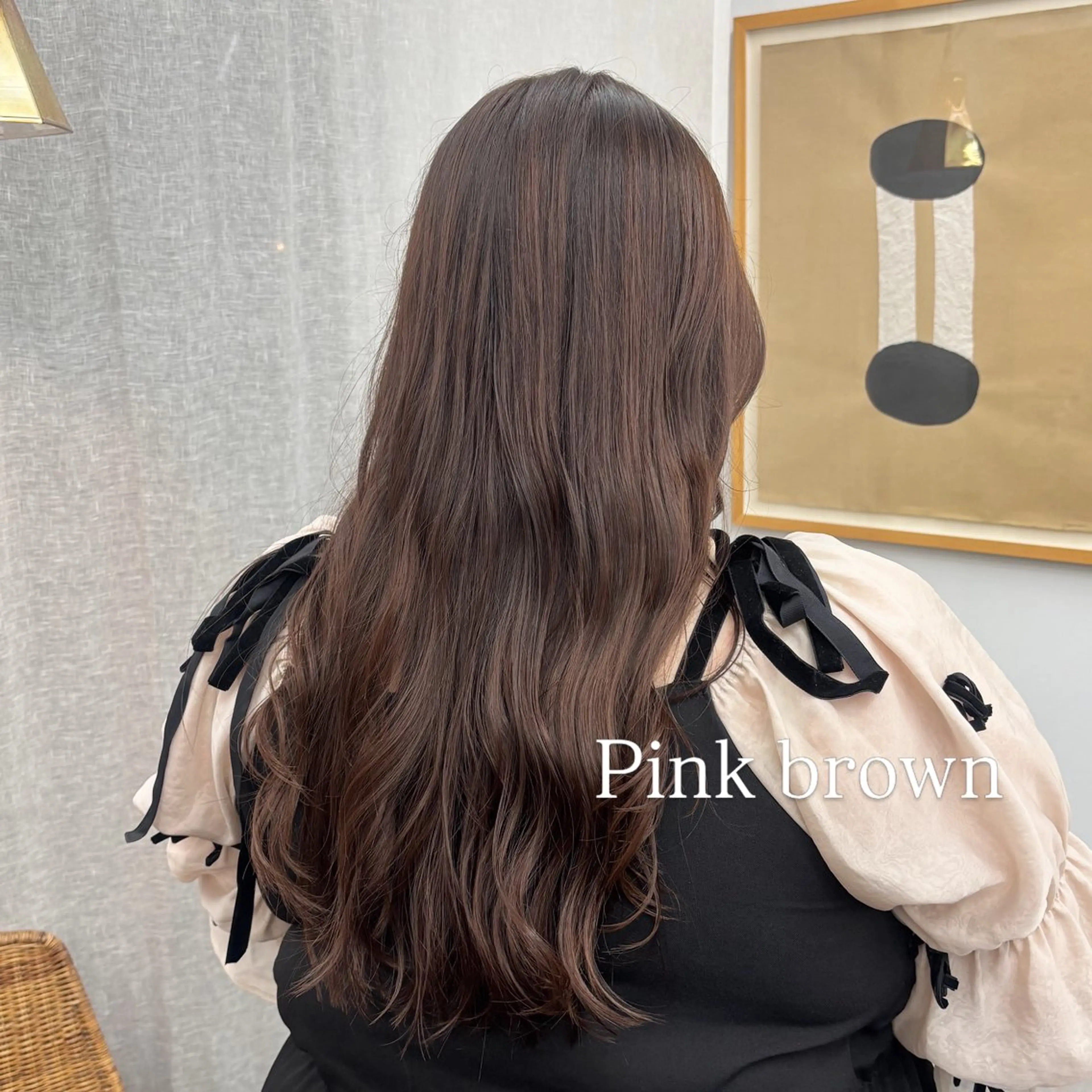 ロング カラー カット ヘアカラー 【ヤマザキアヤメ】 パーマモデル様募集中のヘアスタイル