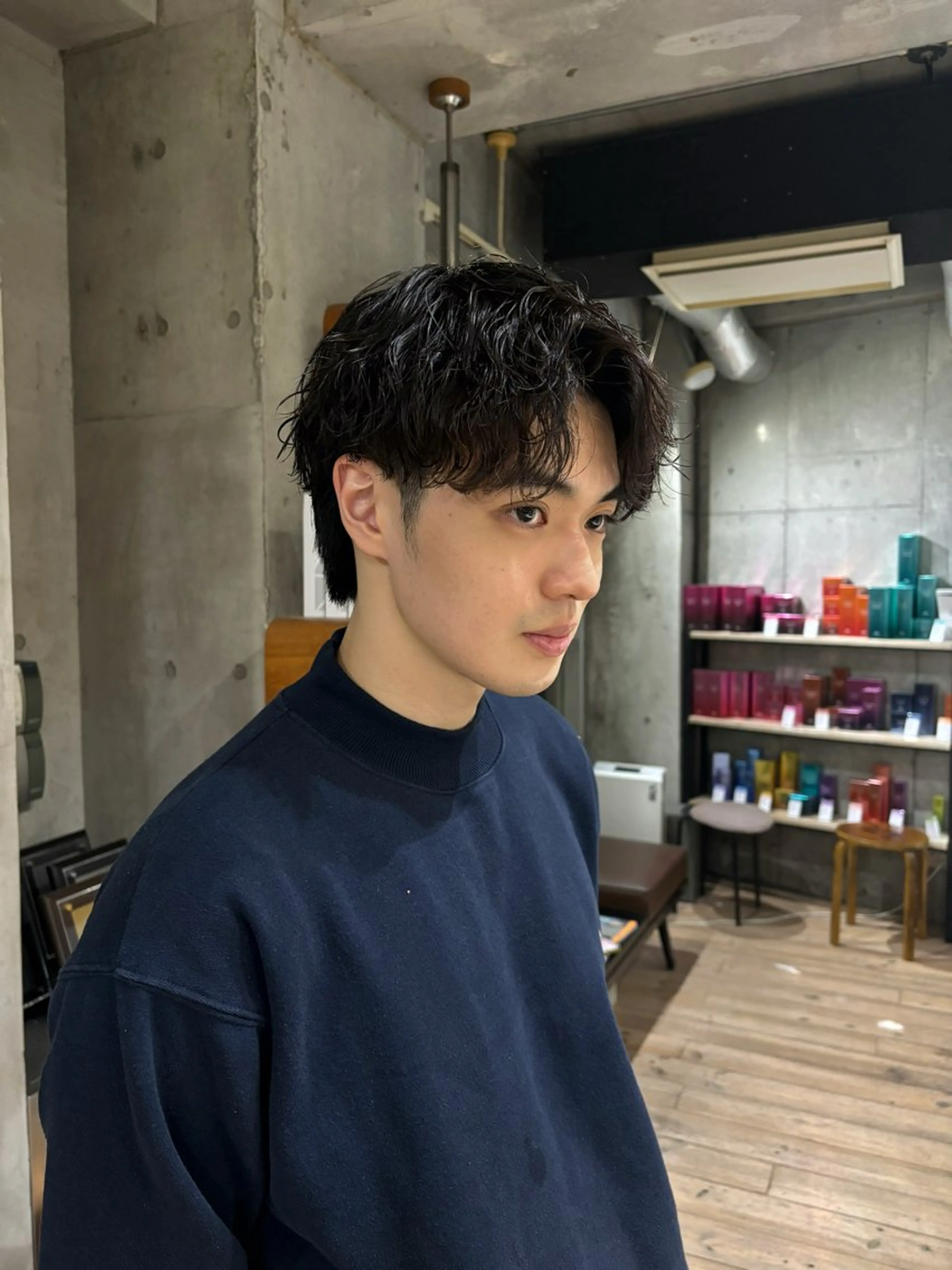 ショート パーマ メンズ fifth 庄子愛彩のヘアスタイル