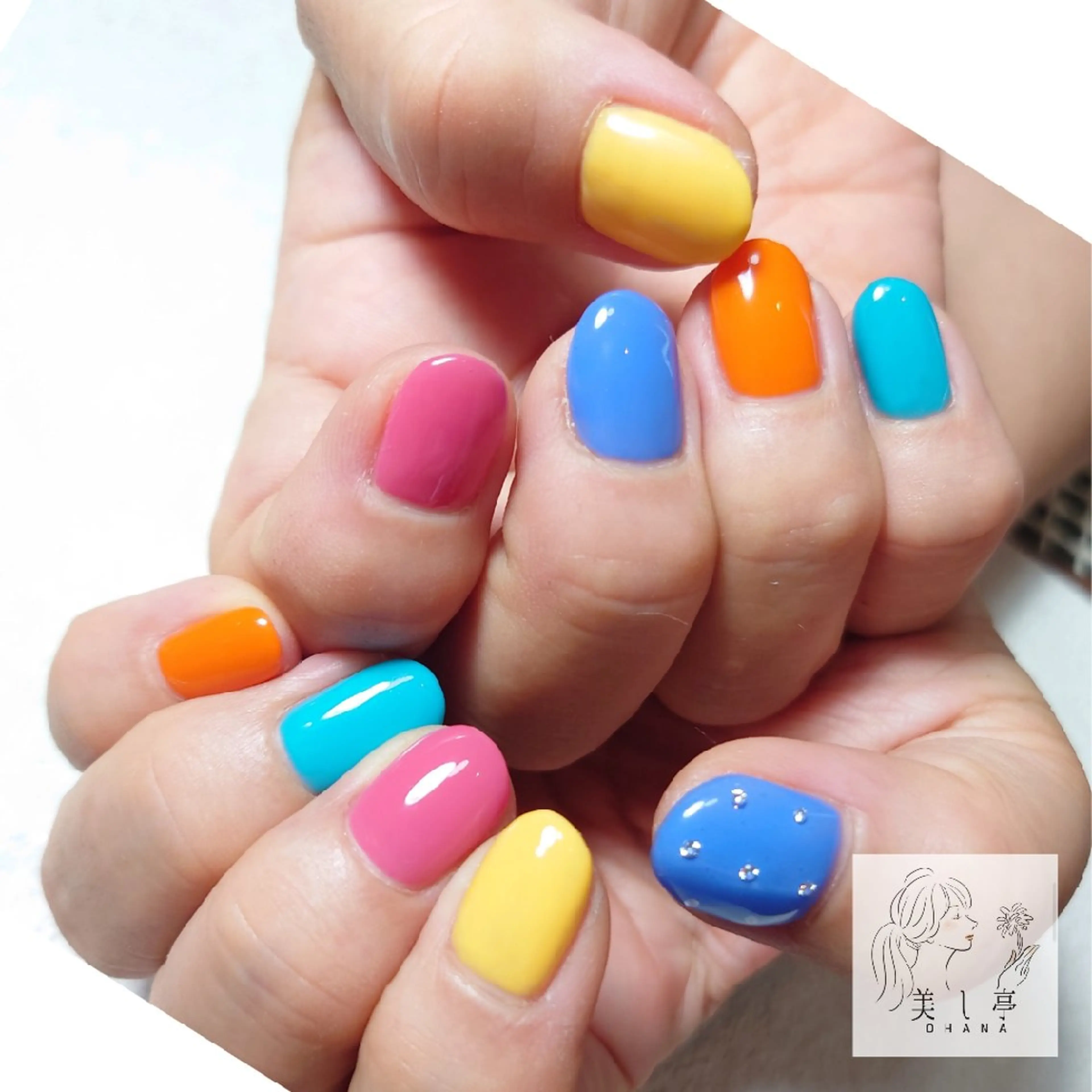 ネイル 美し亭 OHANAのネイルデザイン