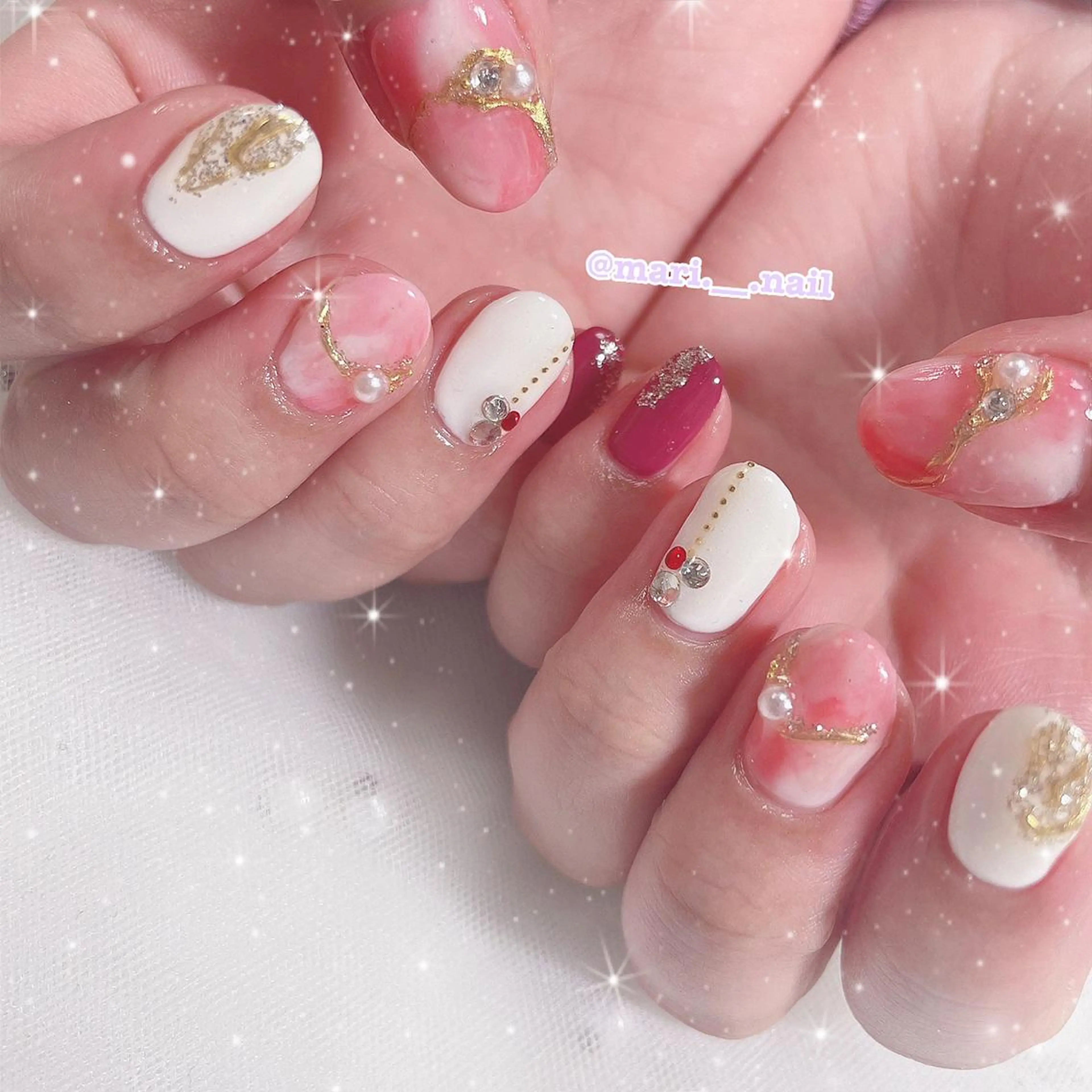 ネイル 🎀 Mayu 🎀痛ネイルのネイルデザイン