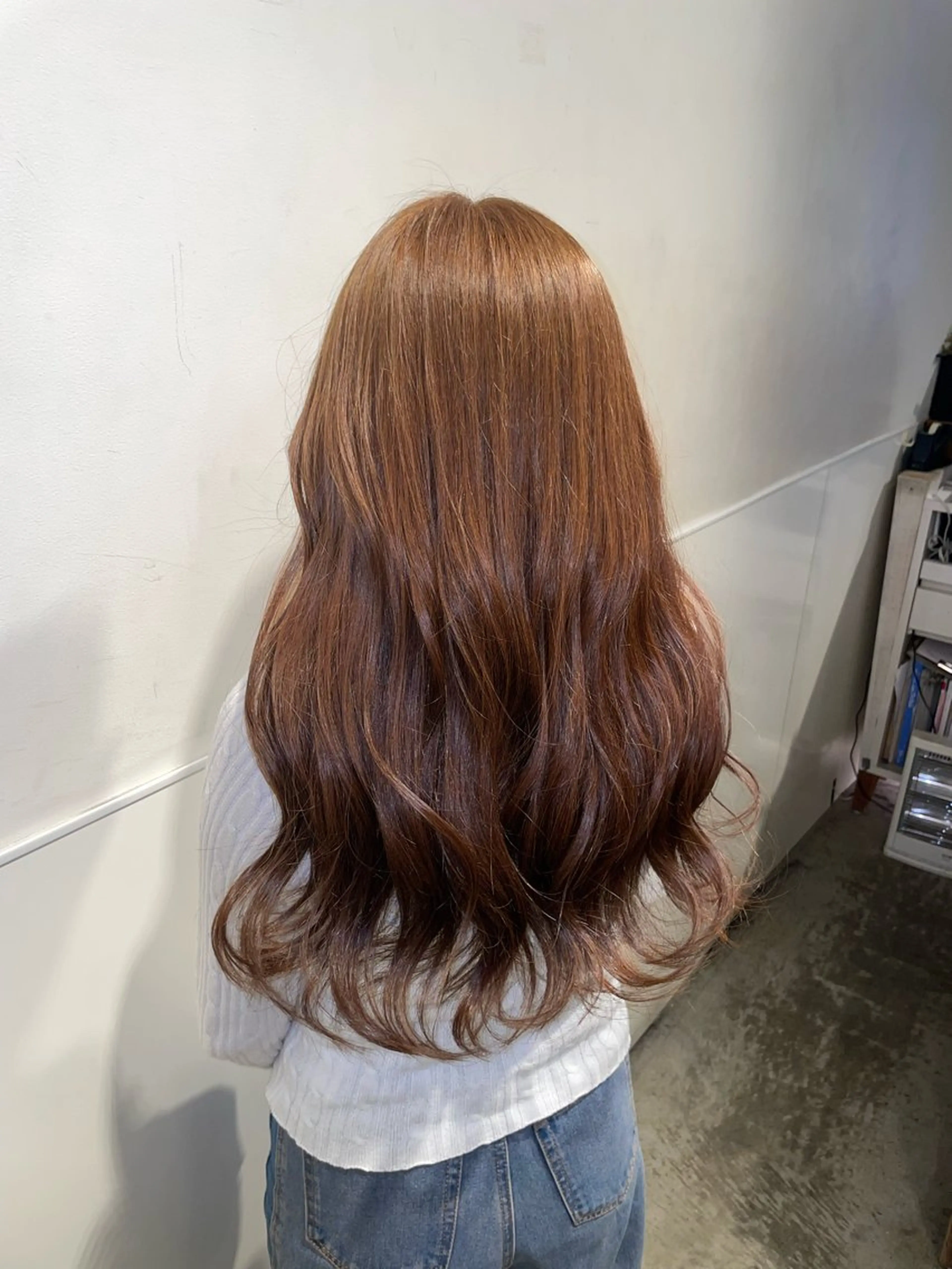 ロング カラー ブラウンカラー カット ヘアカラー トリートメント EARTH菊名店👾 ひらのすぐるのヘアスタイル