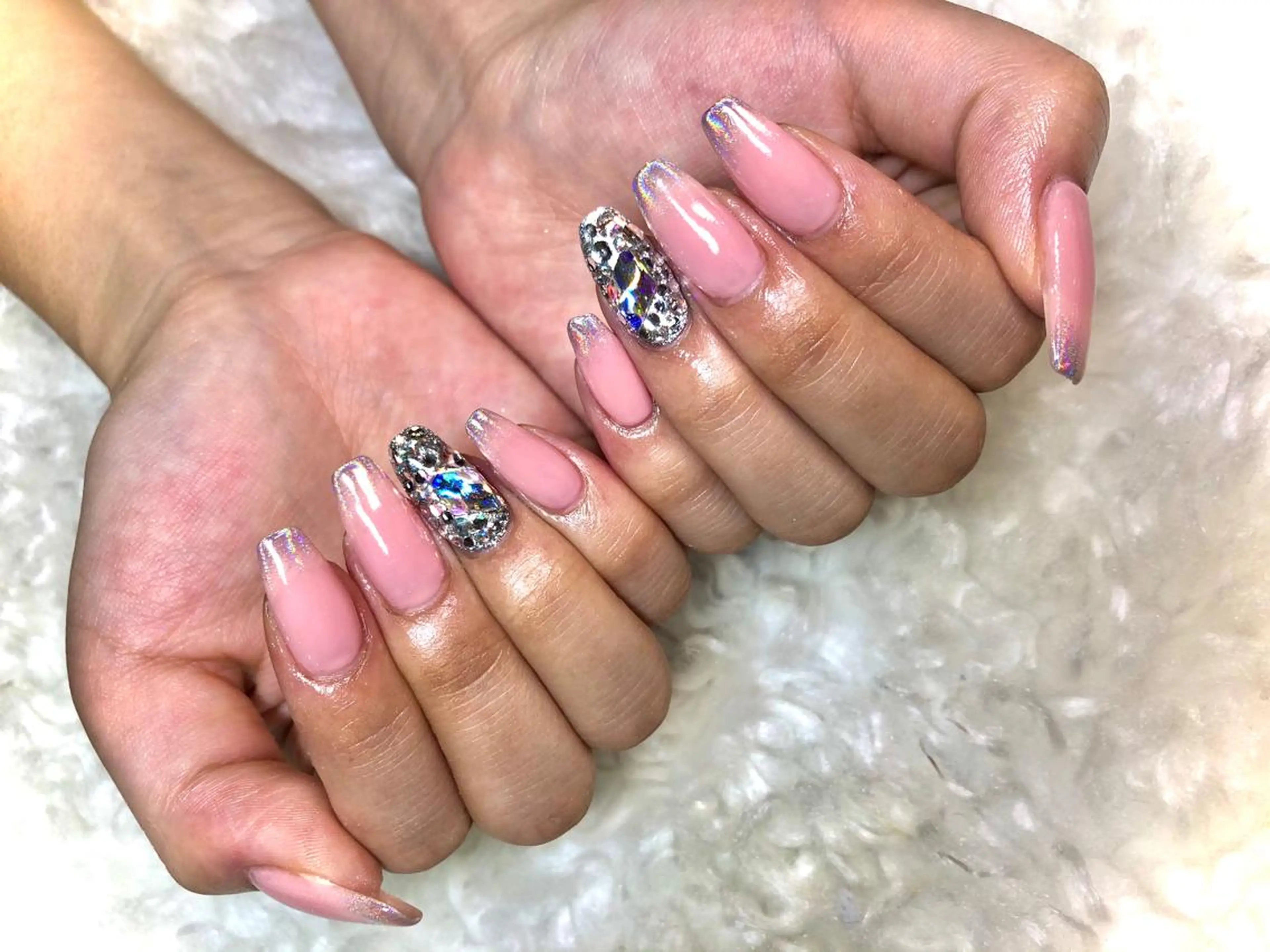 ネイル グラデーション L'ecrin 田中のネイルデザイン