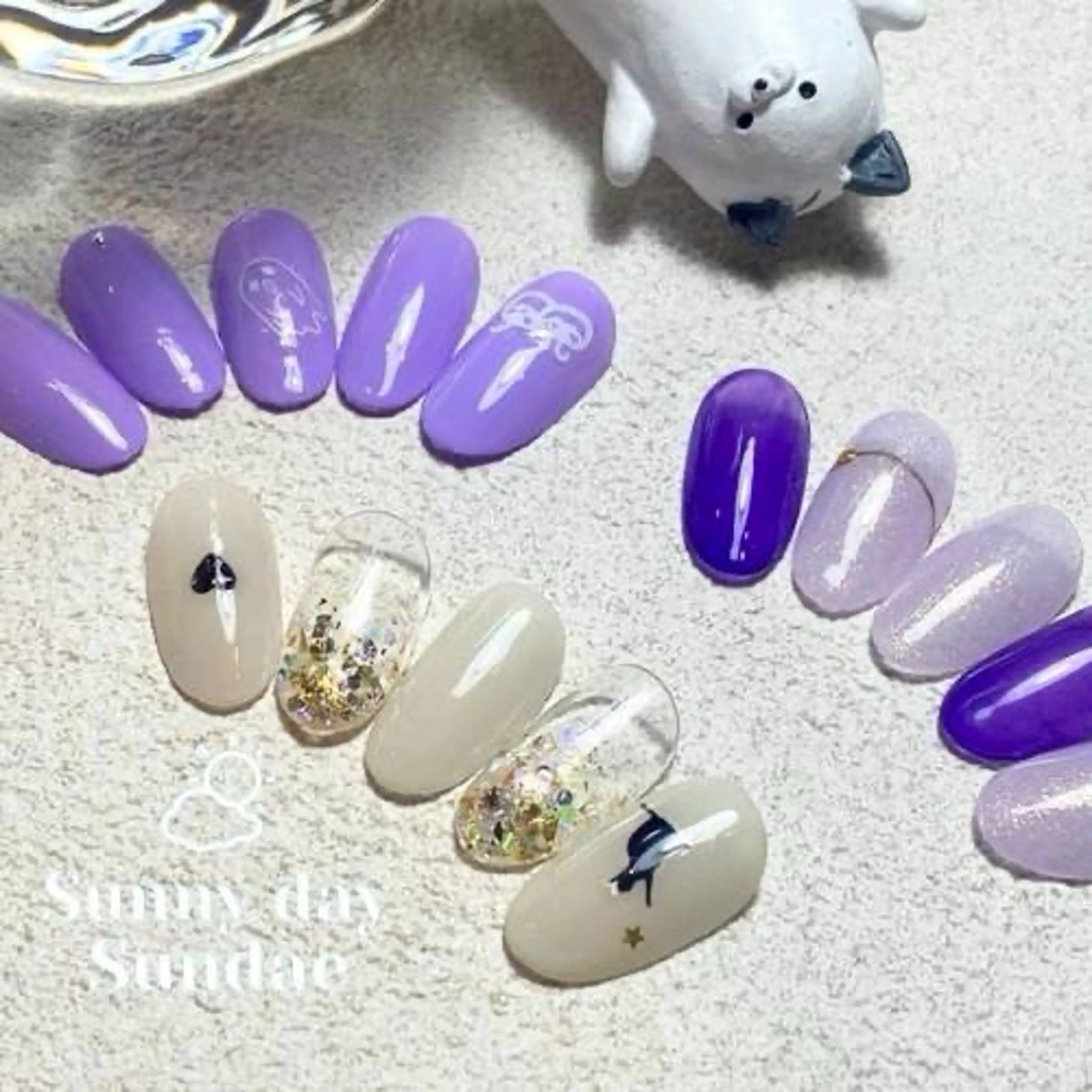 ネイル ジェルネイル ハロウィン パラジェル シンプルネイル mako 🌷のネイルデザイン