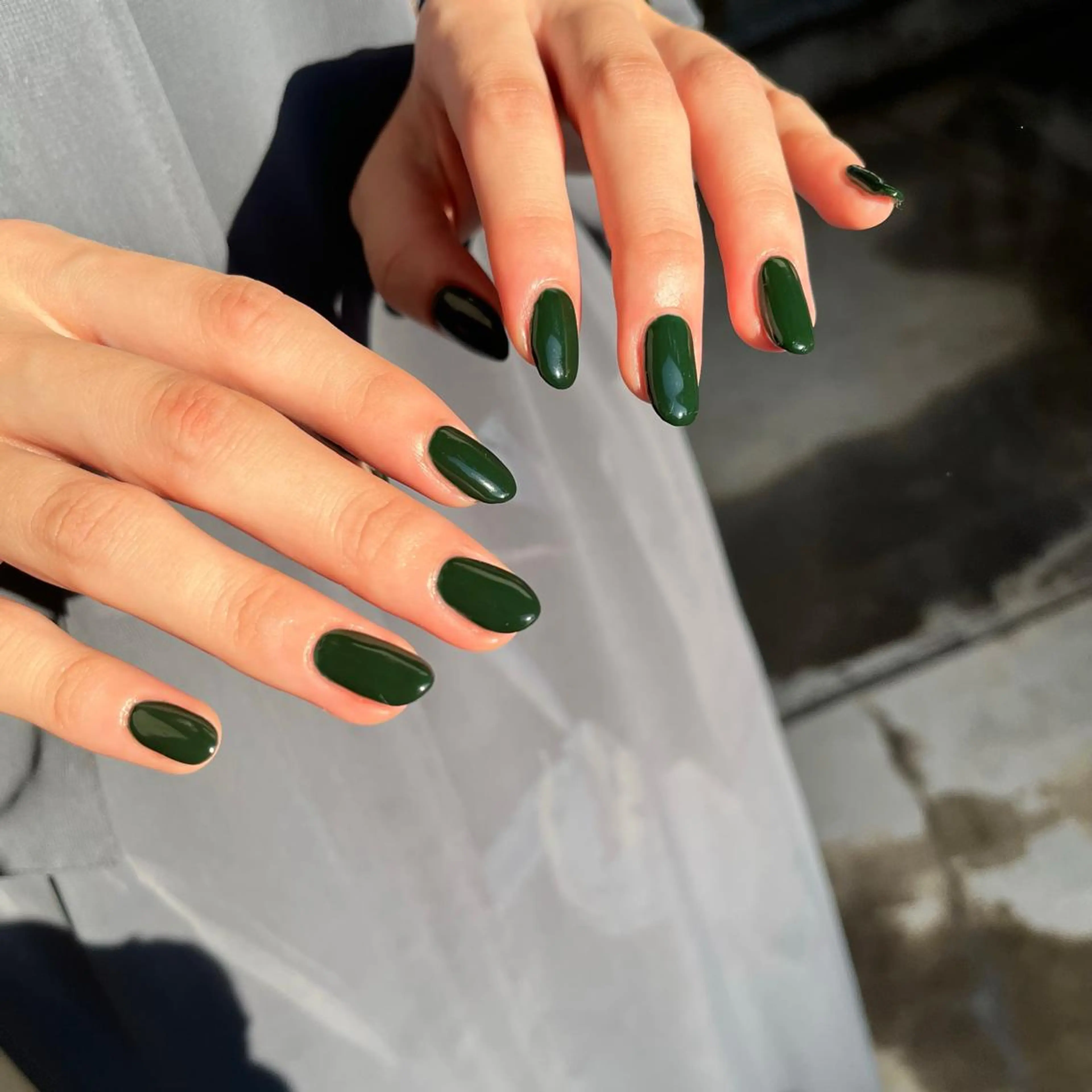 ネイル グリーン ワンカラーネイル ハンドネイル MARU NAIL mizukiのその他イメージ