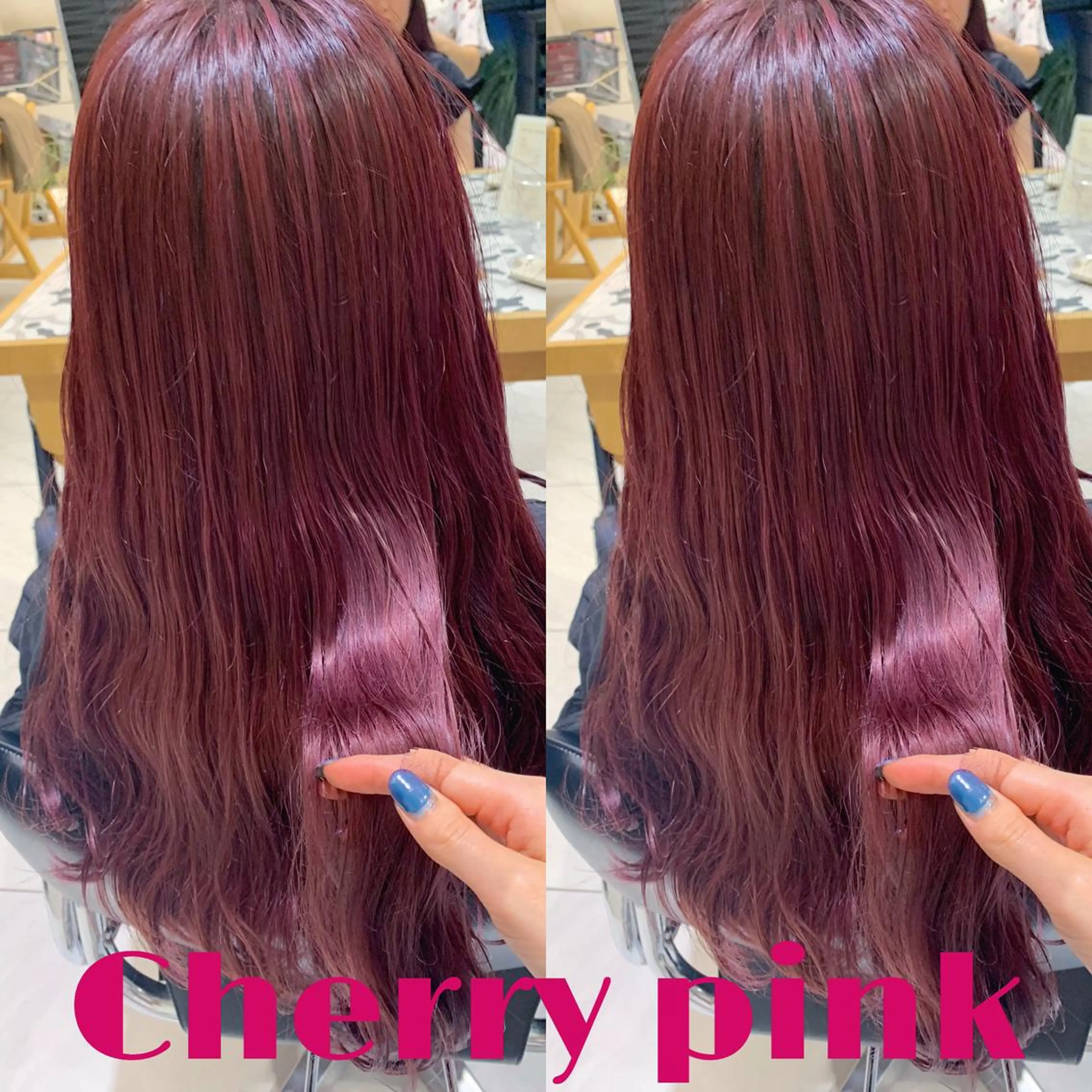 ロング カラー ラベンダーカラー ピンクカラー ピンクラベンダー 🫧柔色/トレンド カラー/川辺晴加のヘアスタイル