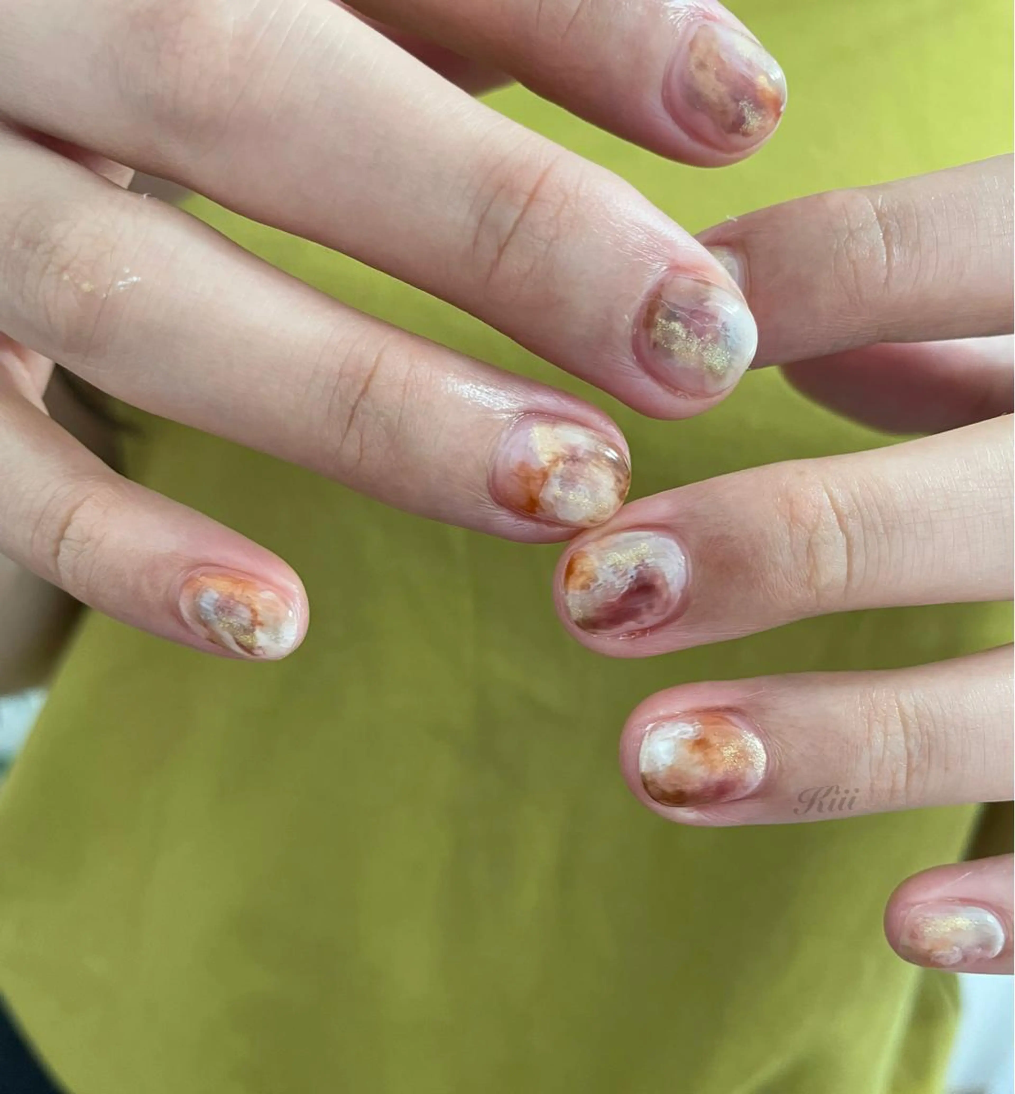 ネイル ハンドネイル フットネイル kiii.__ ✴︎*のネイルデザイン