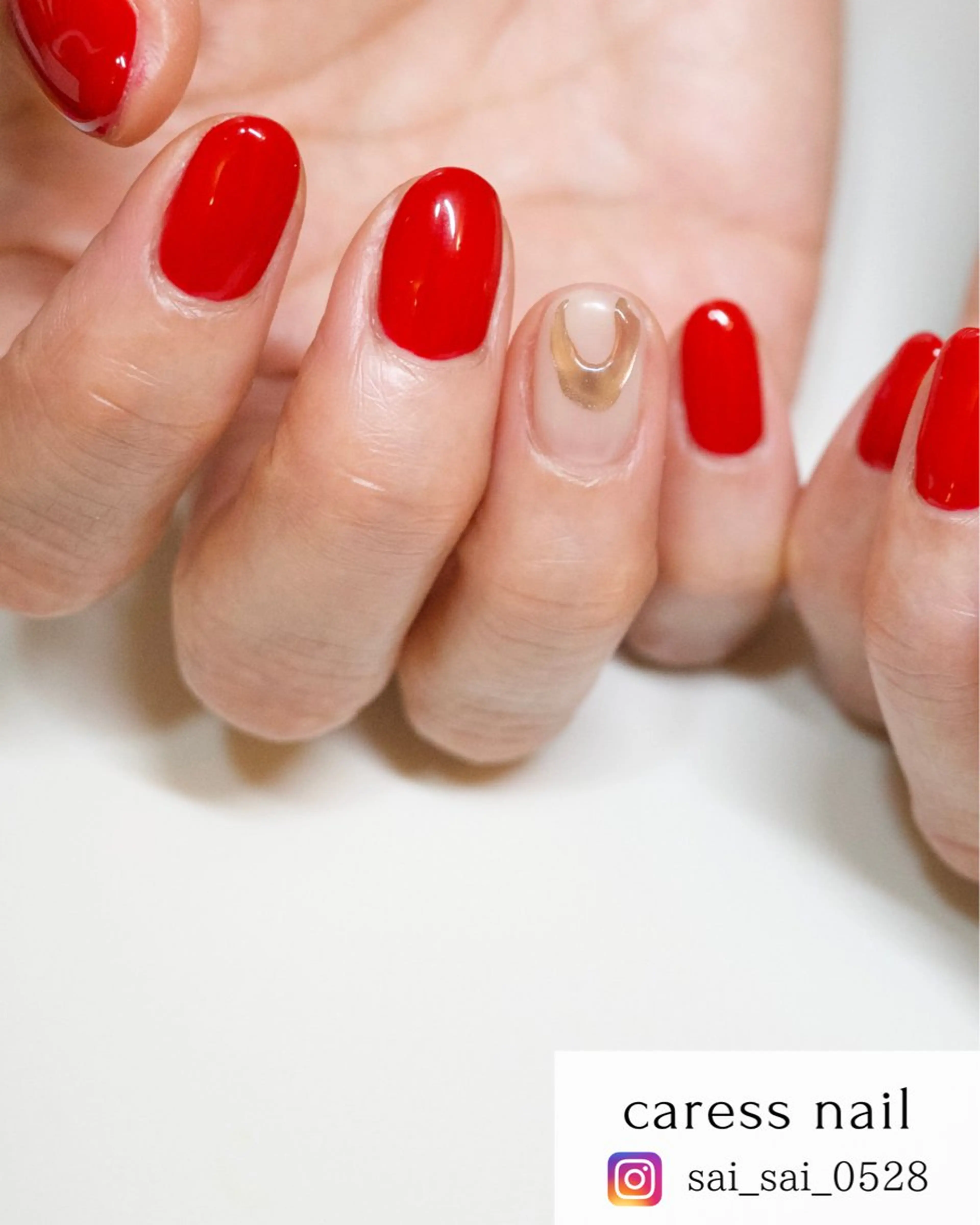 ネイル caress nail カレスネイル 代々木上原所属・カレスネイル さいのネイルデザイン