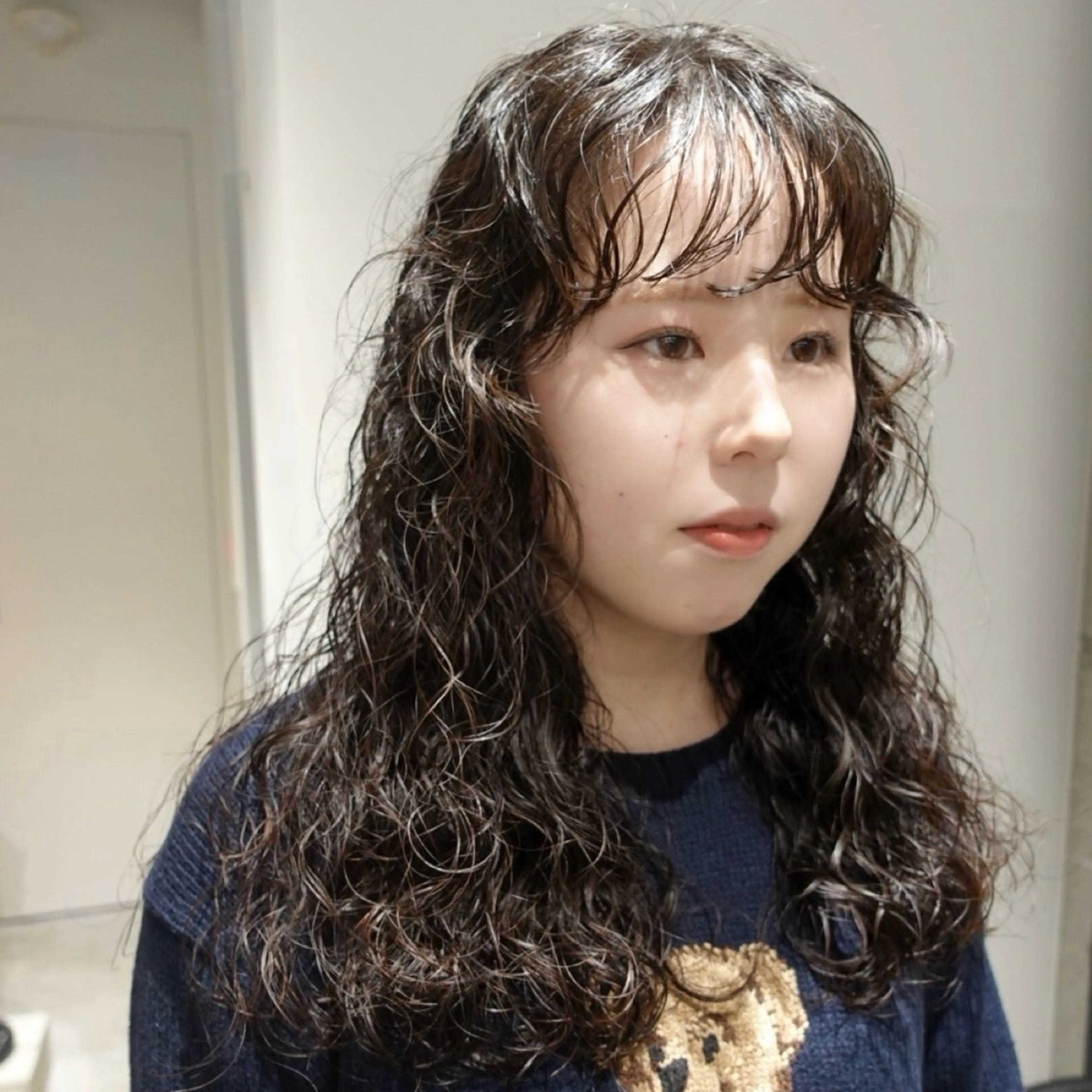 ロング パーマ ヘアアレンジ カット パーマ 🌐サトウ リョウ🌐のヘアスタイル