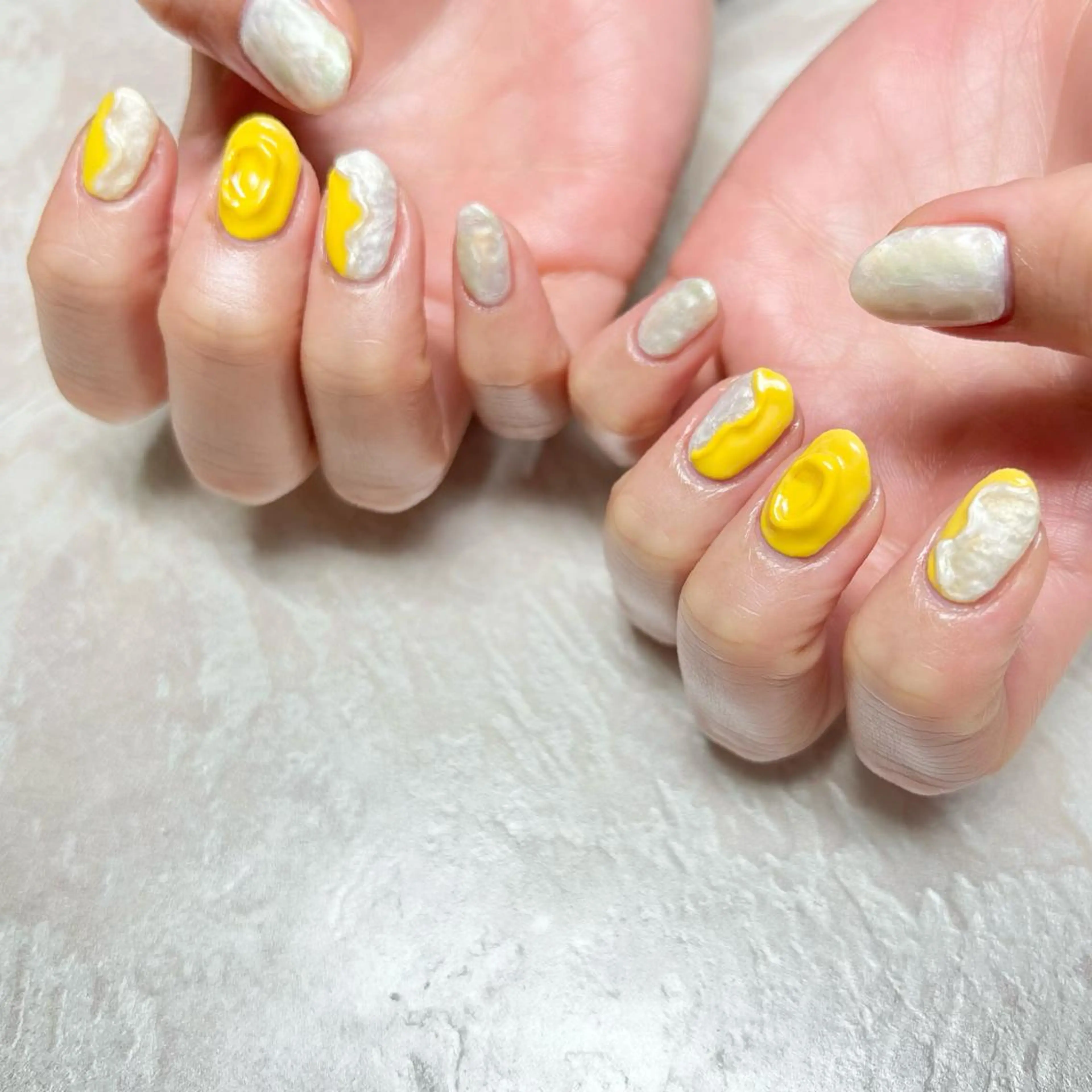 ネイル ニュアンスネイル ショートネイル gemickle nailのネイルデザイン