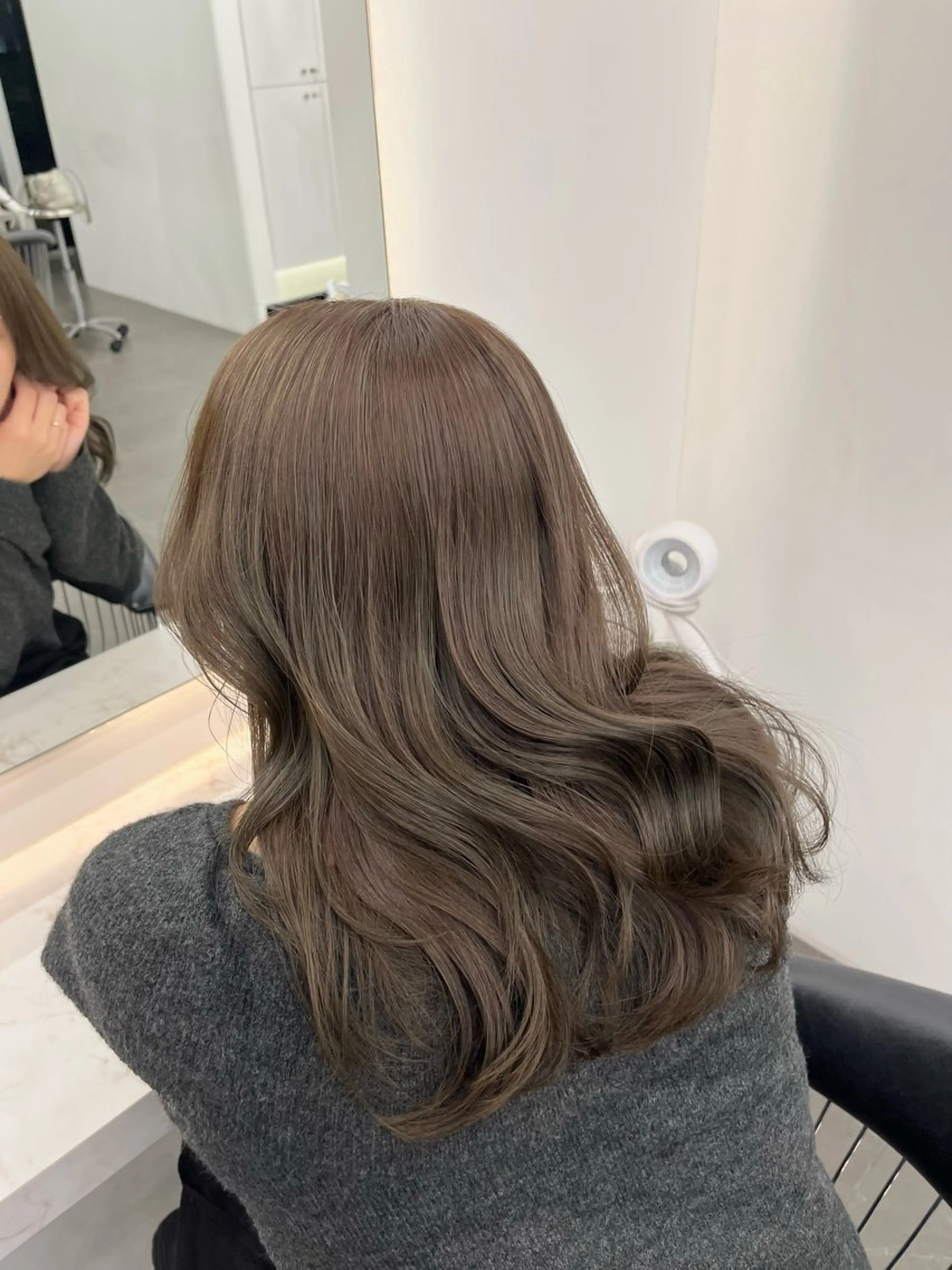 カラー ヘアカラー 縮毛矯正/くすみカラ ーayukaのヘアスタイル