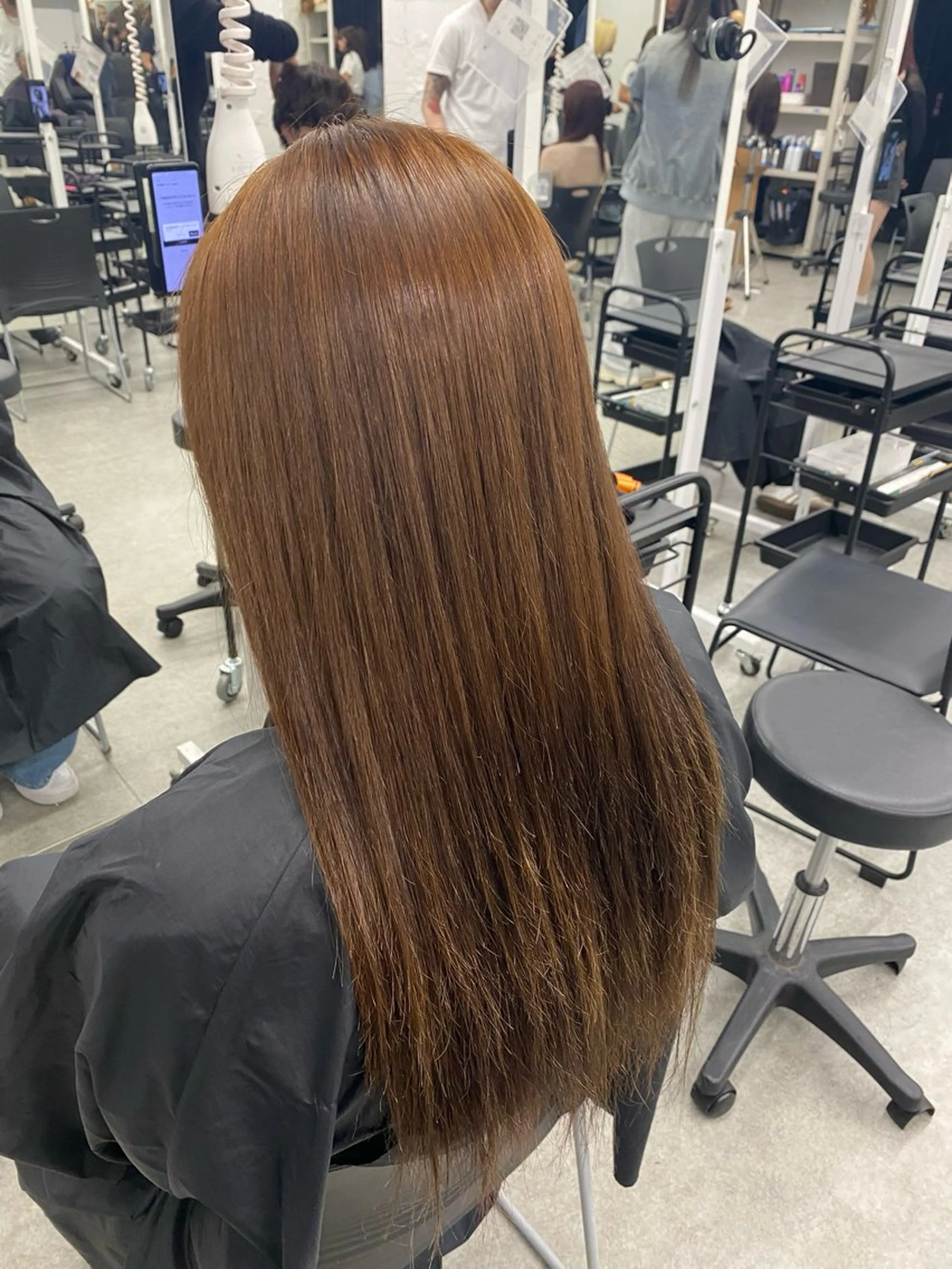 【🫧ミニモ限定🫧】ブリーチなしダブルカラー🩶🩶➕オリジナルトリートメント  5500円‪ 可愛くします🎀♩の写真