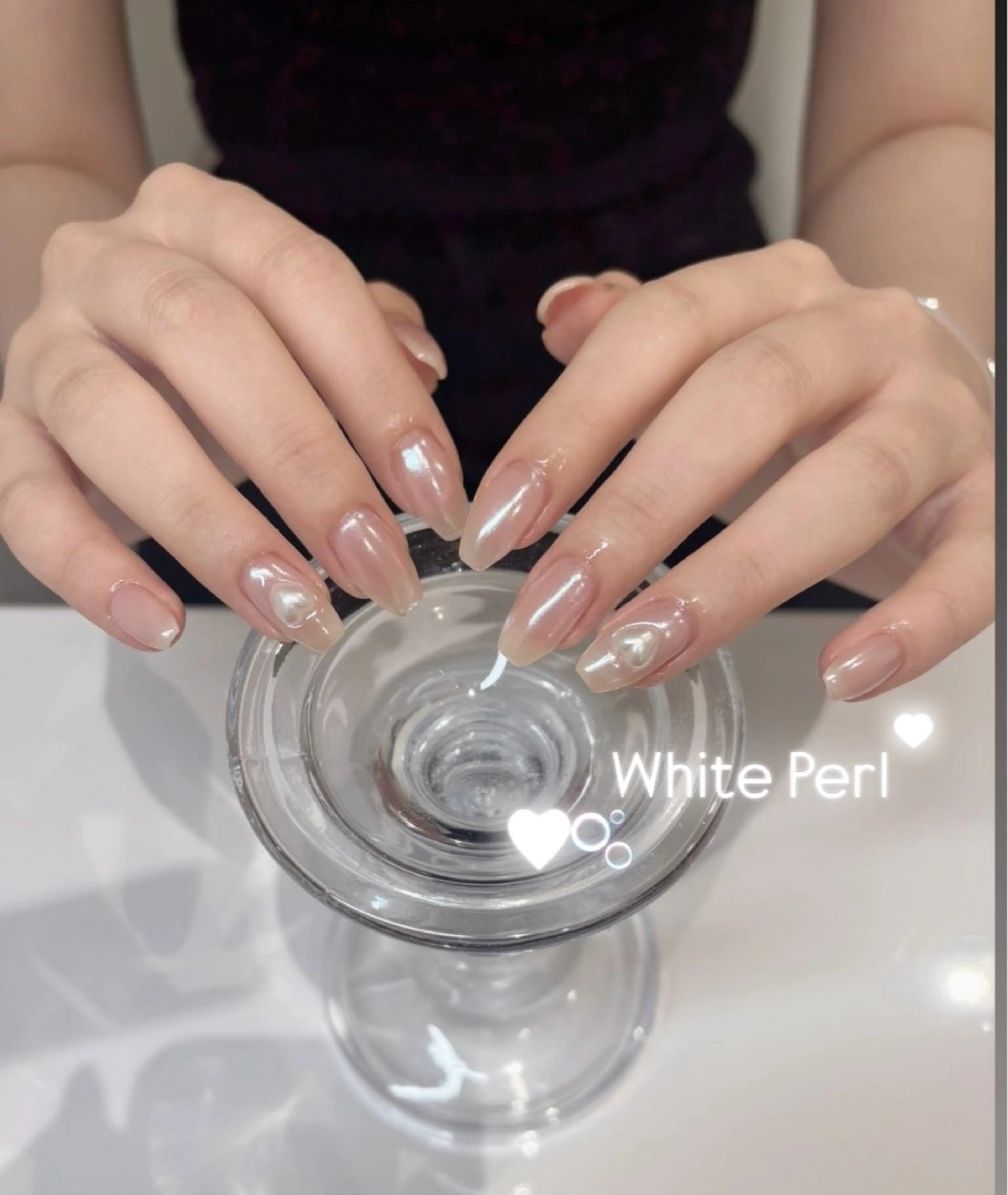 ネイル ハート ハンドネイル beau'r noaのネイルデザイン