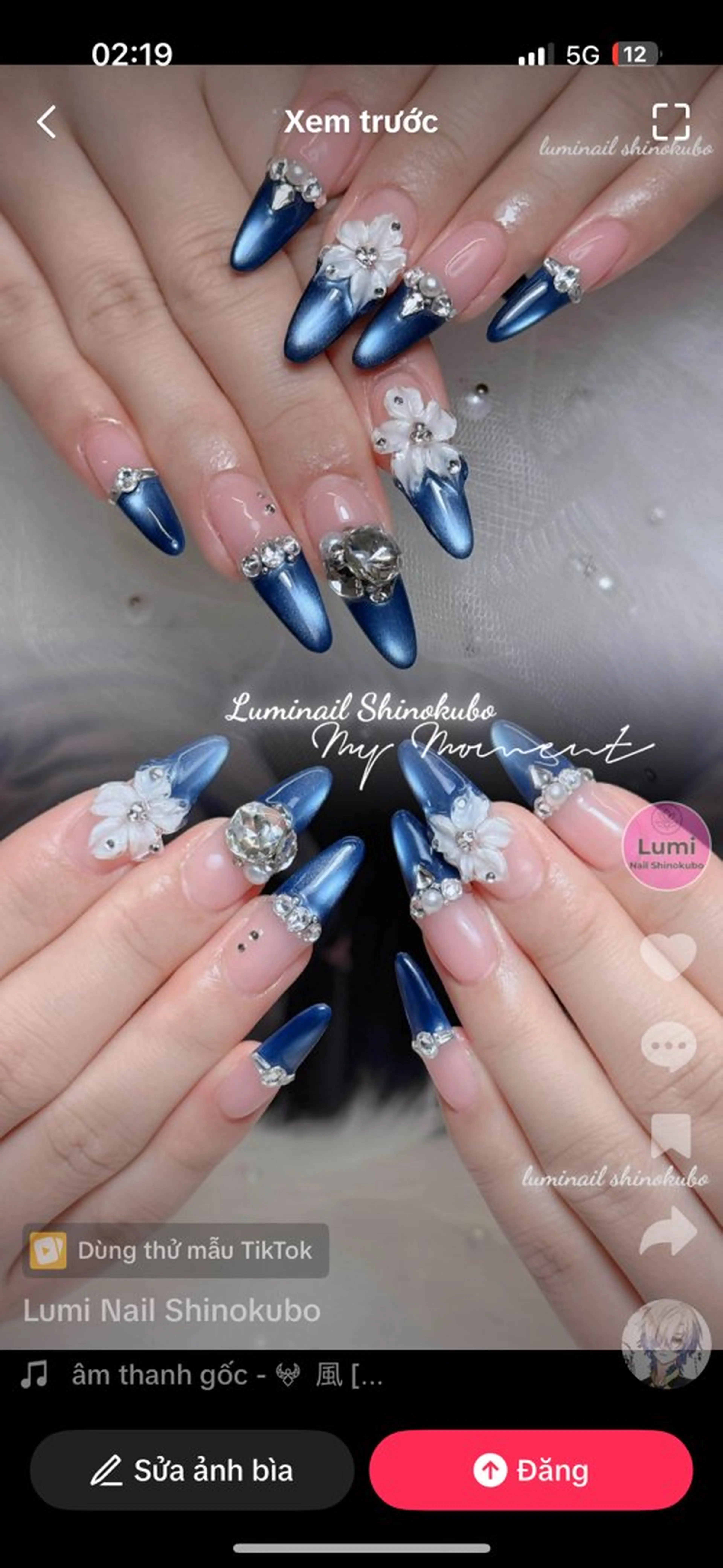 ネイル オーロラネイル チークネイル 長さ出し フレンチネイル グラデーション ハンドネイル Lumi Shinokuboのネイルデザイン