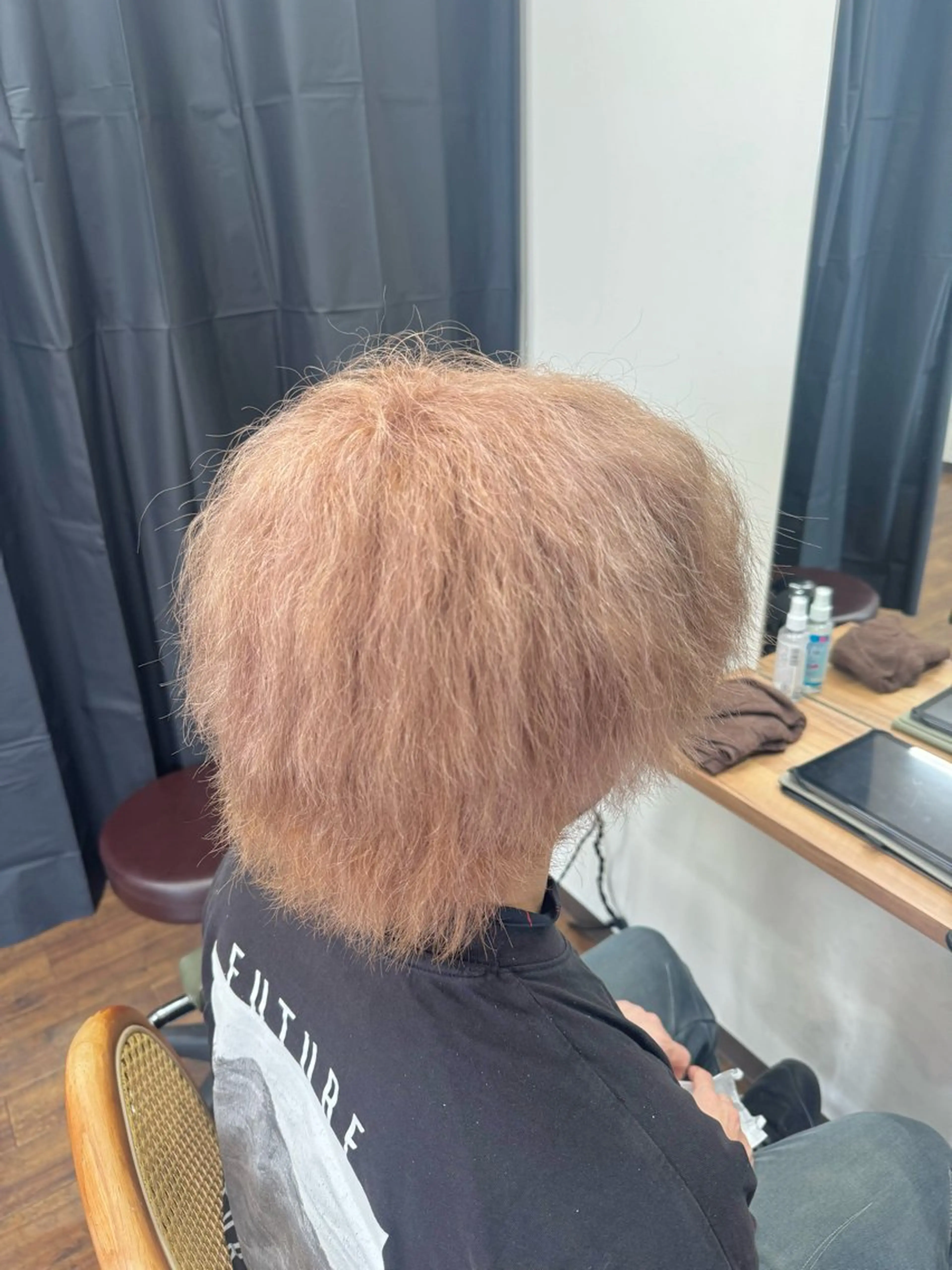 セミロング カット ヘアカラー トリートメント TELAHAIR 副店長 永田のヘアスタイル