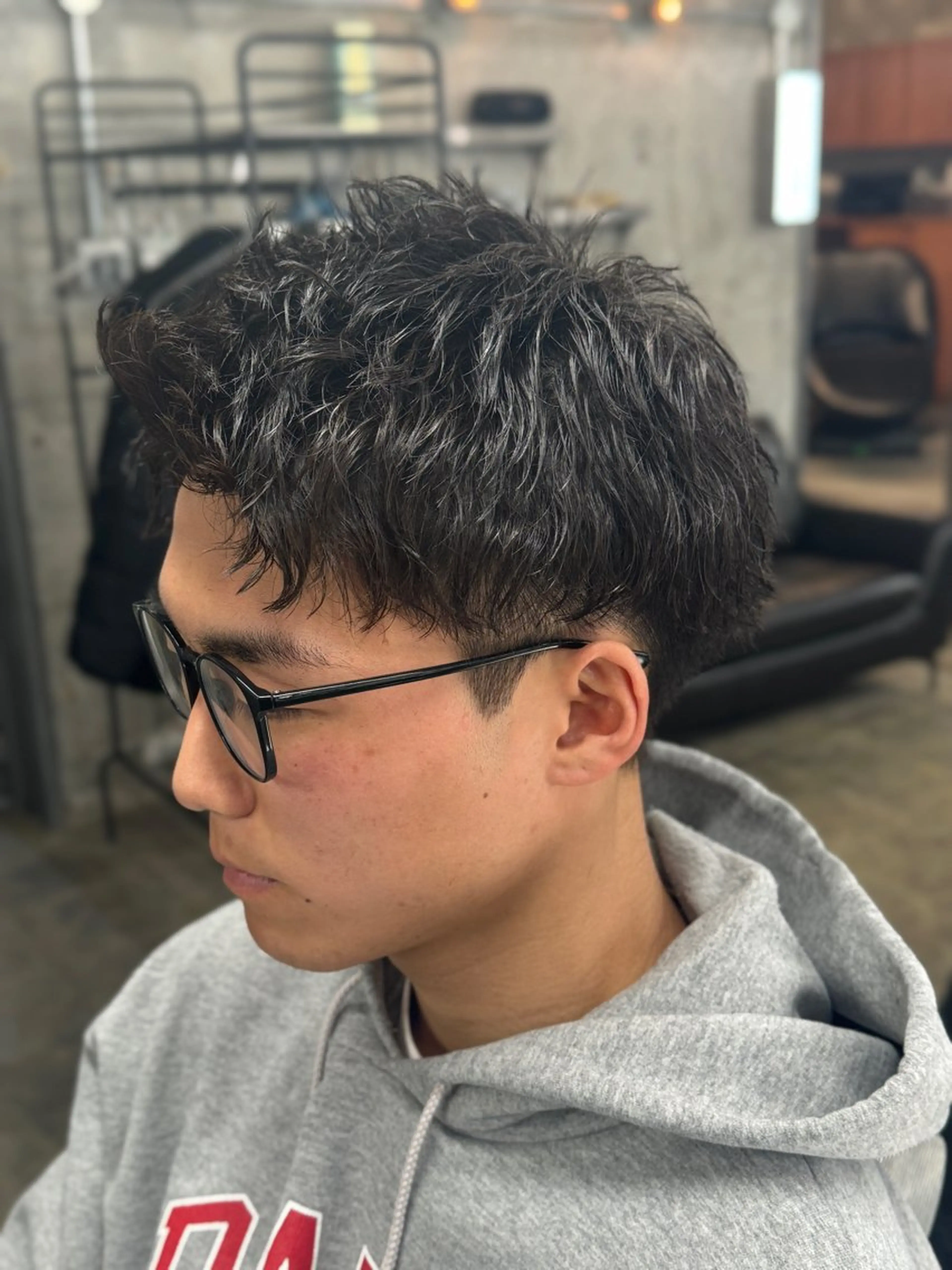 ショート カラー パーマ ヘアアレンジ メンズ メンズ特化酒井翔太 /メンズカット/名駅のヘアスタイル
