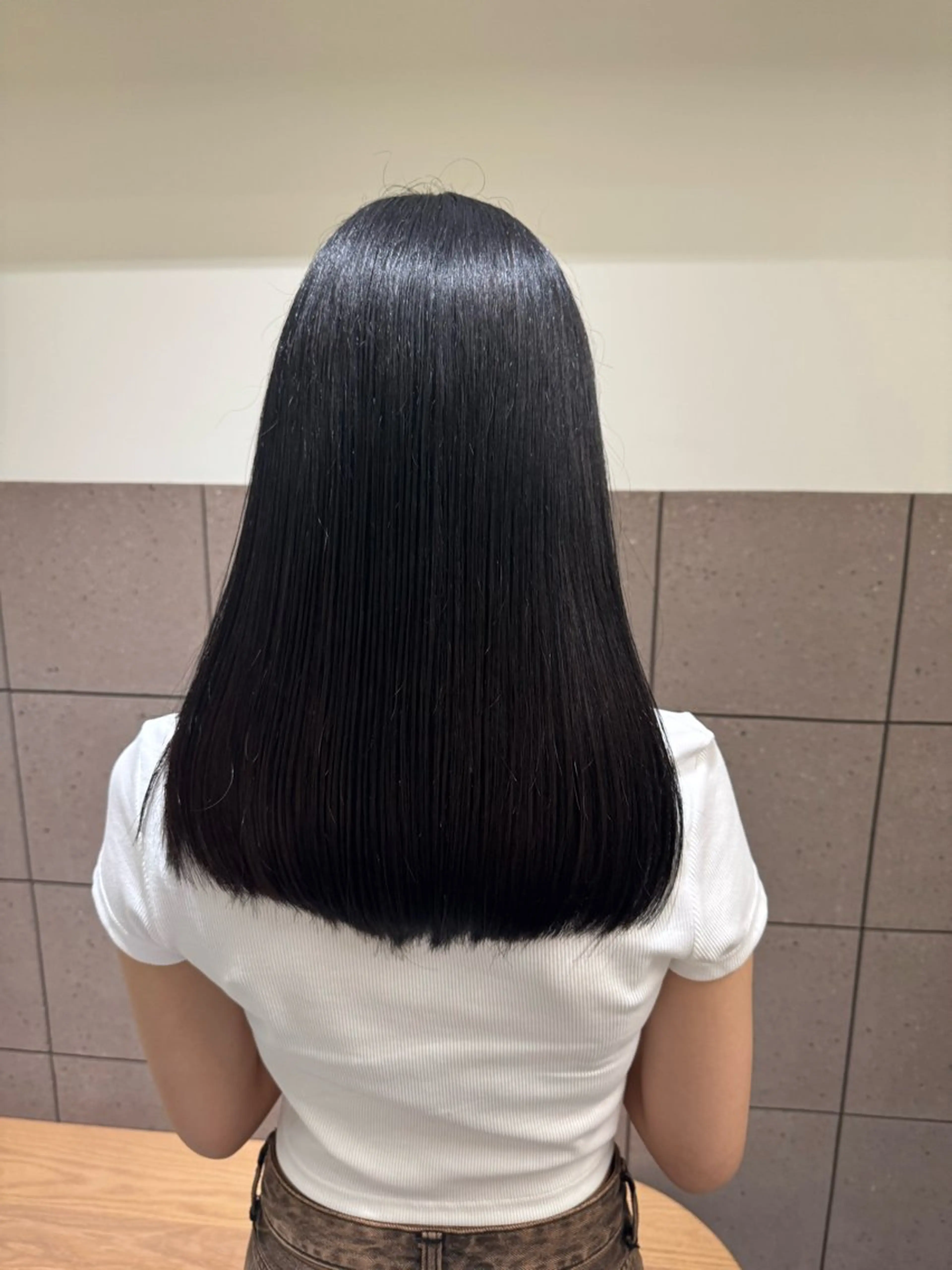 ロング カラー ゆ う あのヘアスタイル