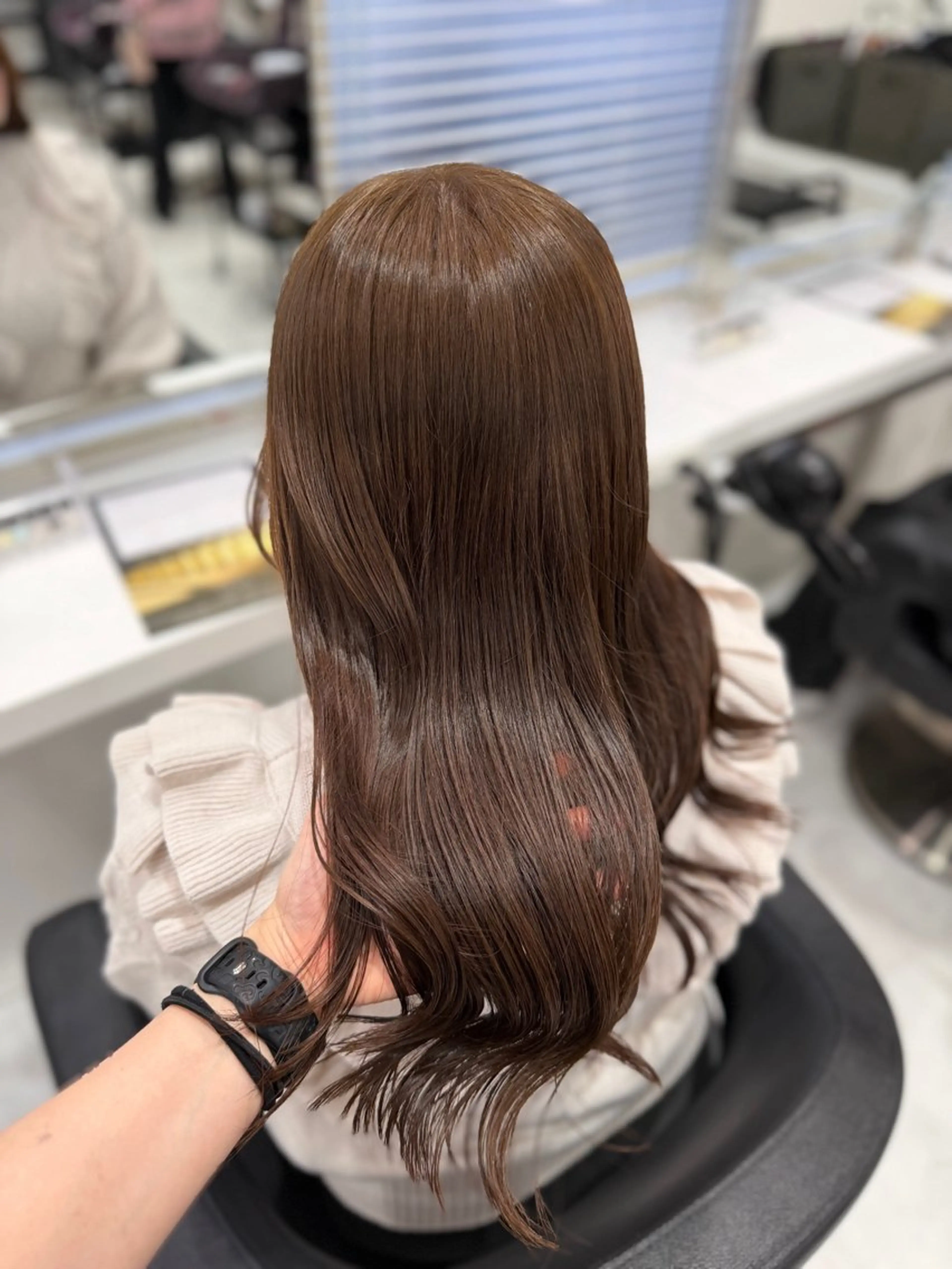 カラー ヘアカラー トリートメント 透明感ベージュ🎀 Anju/渋谷🎀のヘアスタイル