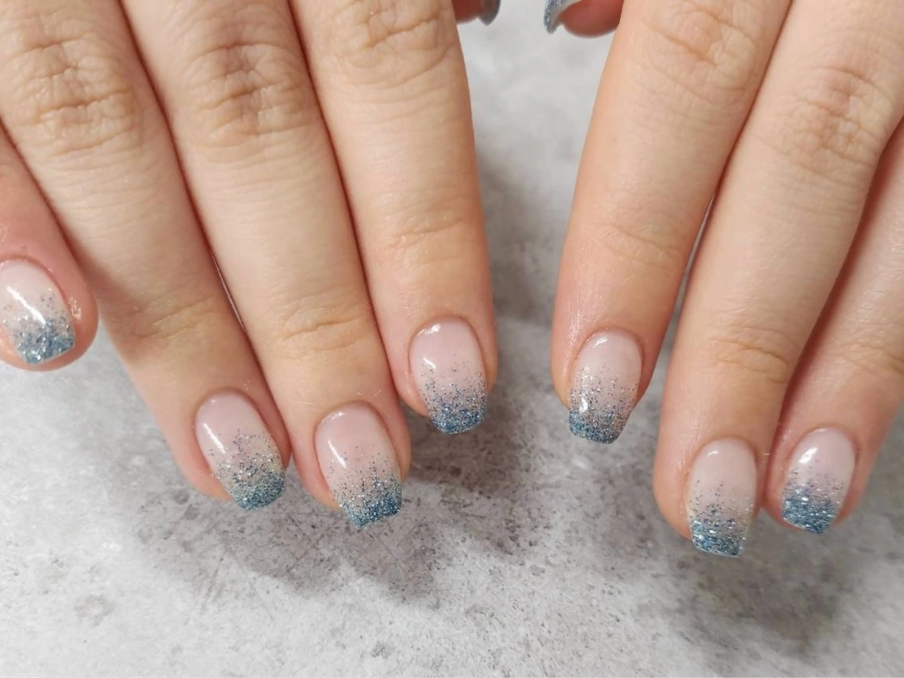 ネイル フラッシュネイル ラメ(グリッター) ラメグラデーション mys .nailのネイルデザイン