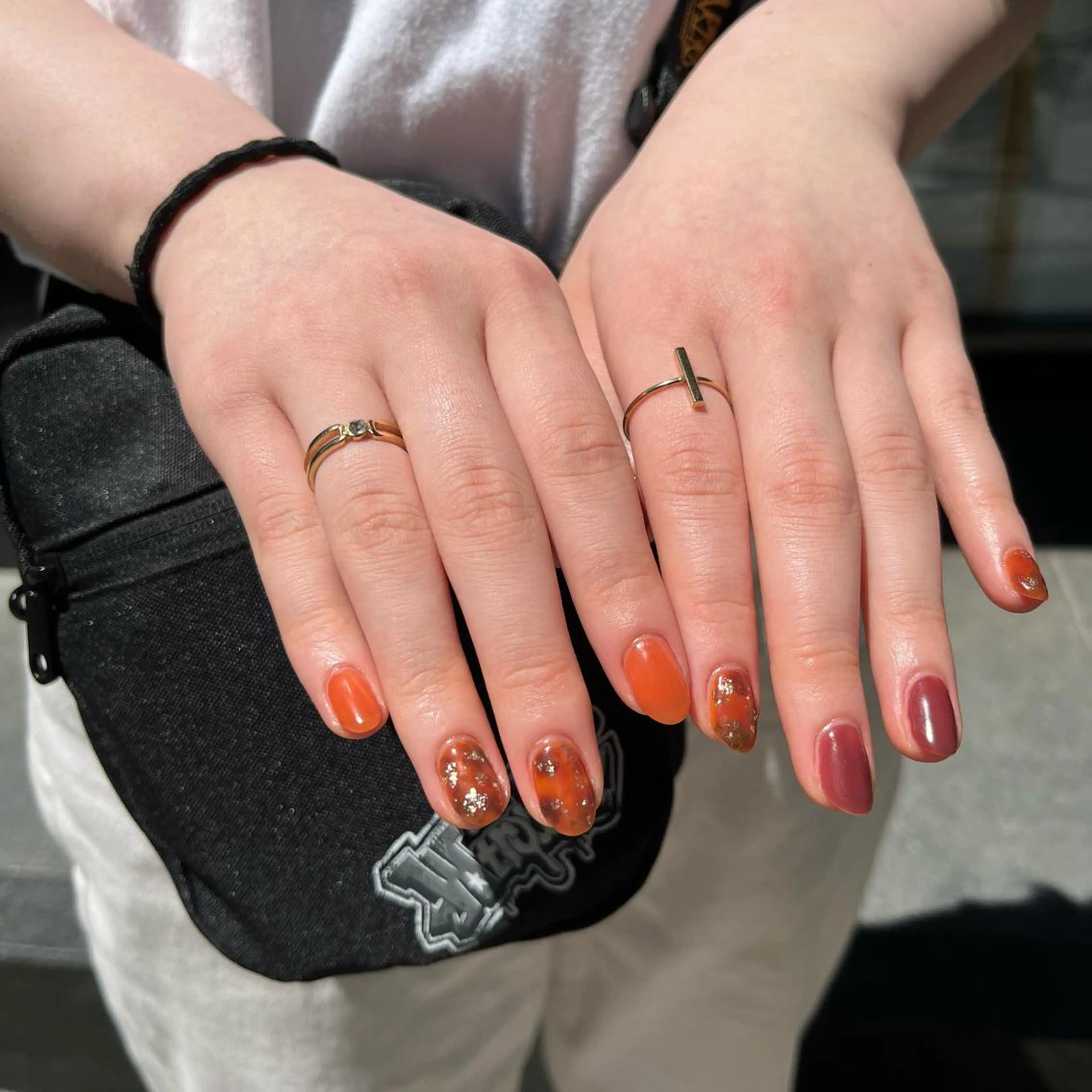 ネイル べっ甲ネイル 関谷 真登佳のネイルデザイン