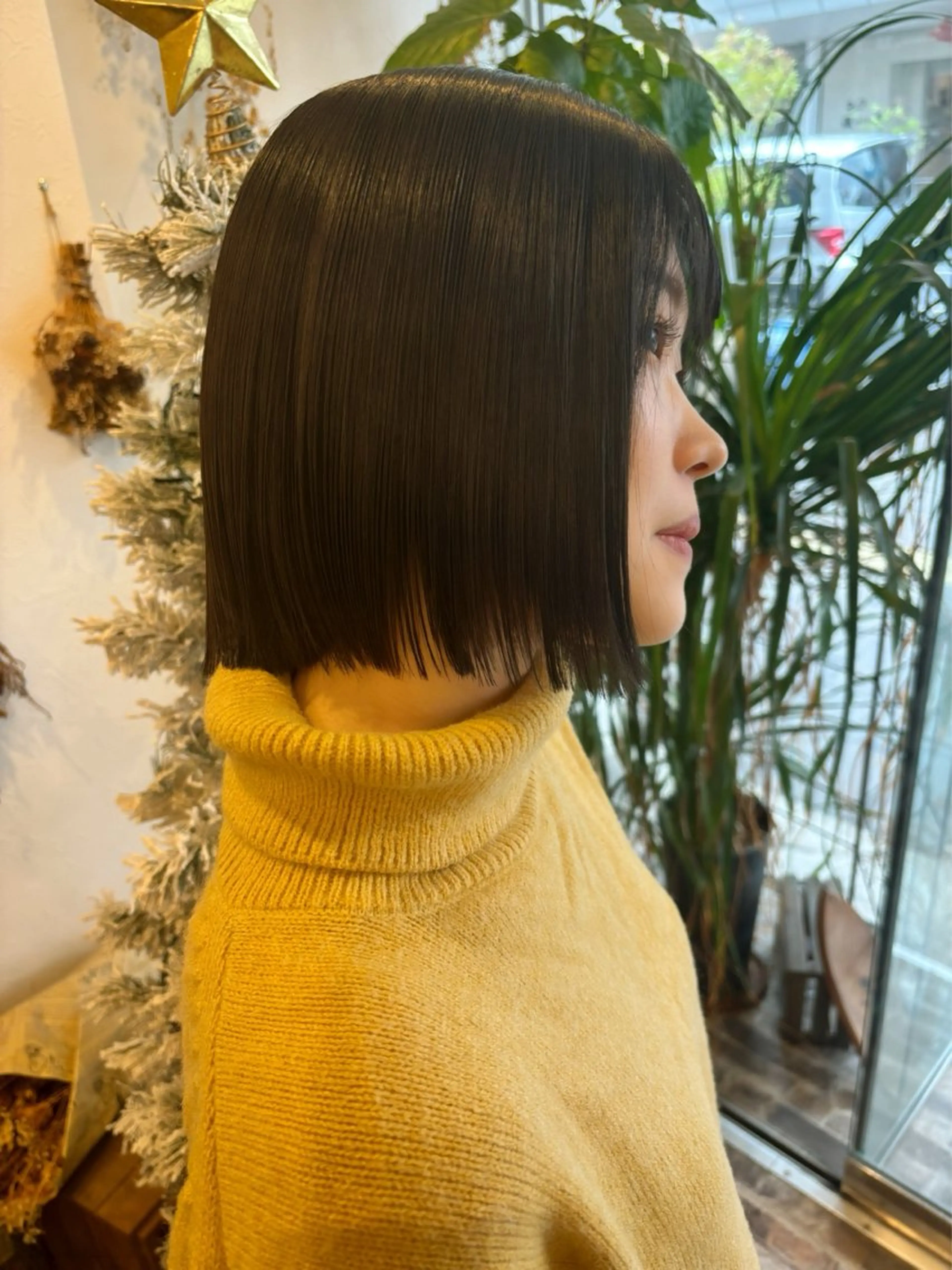 ショート カラー ヘアカラー トリートメント botan🪷☆*。 レ ナのヘアスタイル