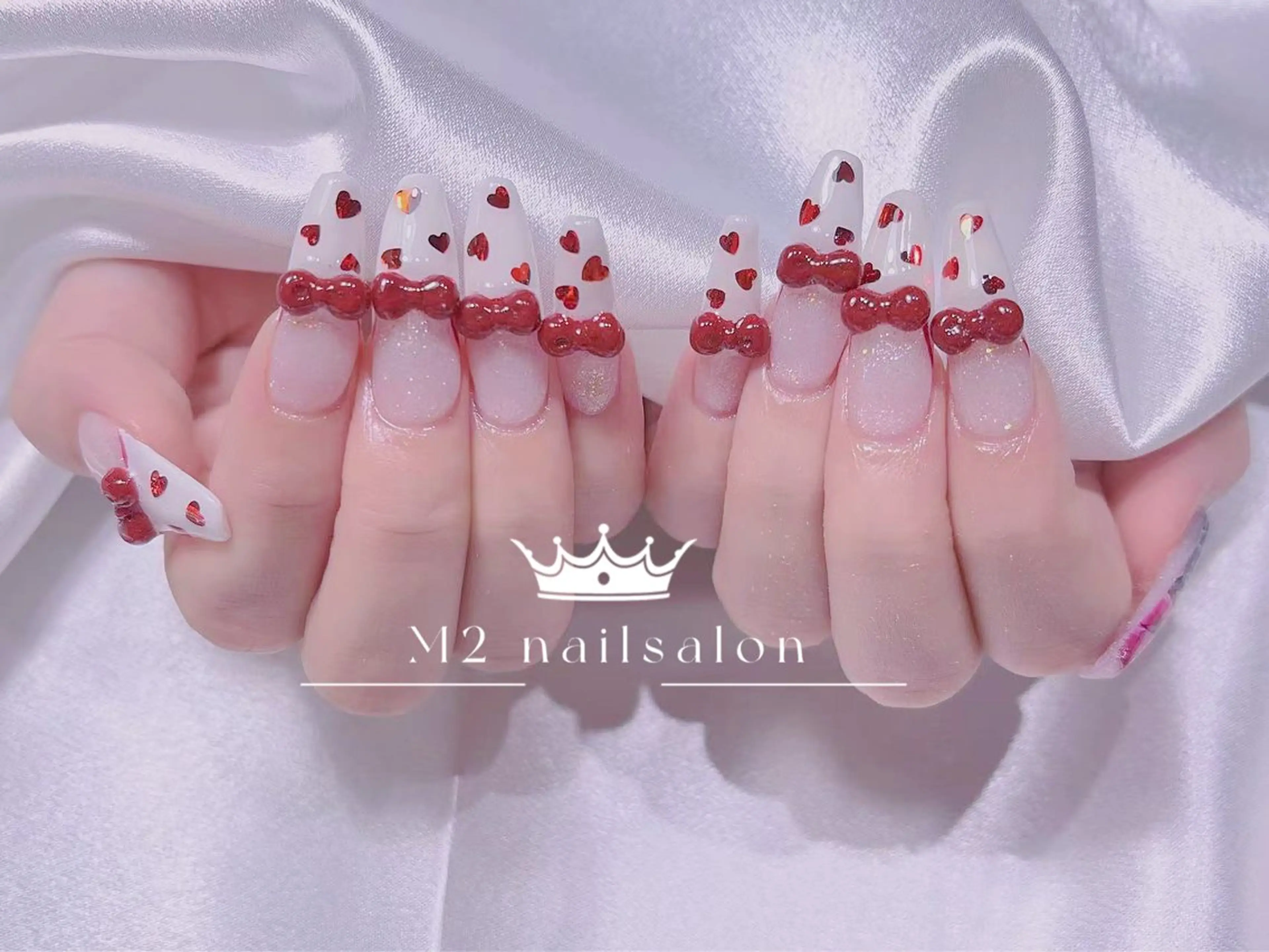 ネイル ハンドネイル 長さだし専門店 M2　rikaのネイルデザイン