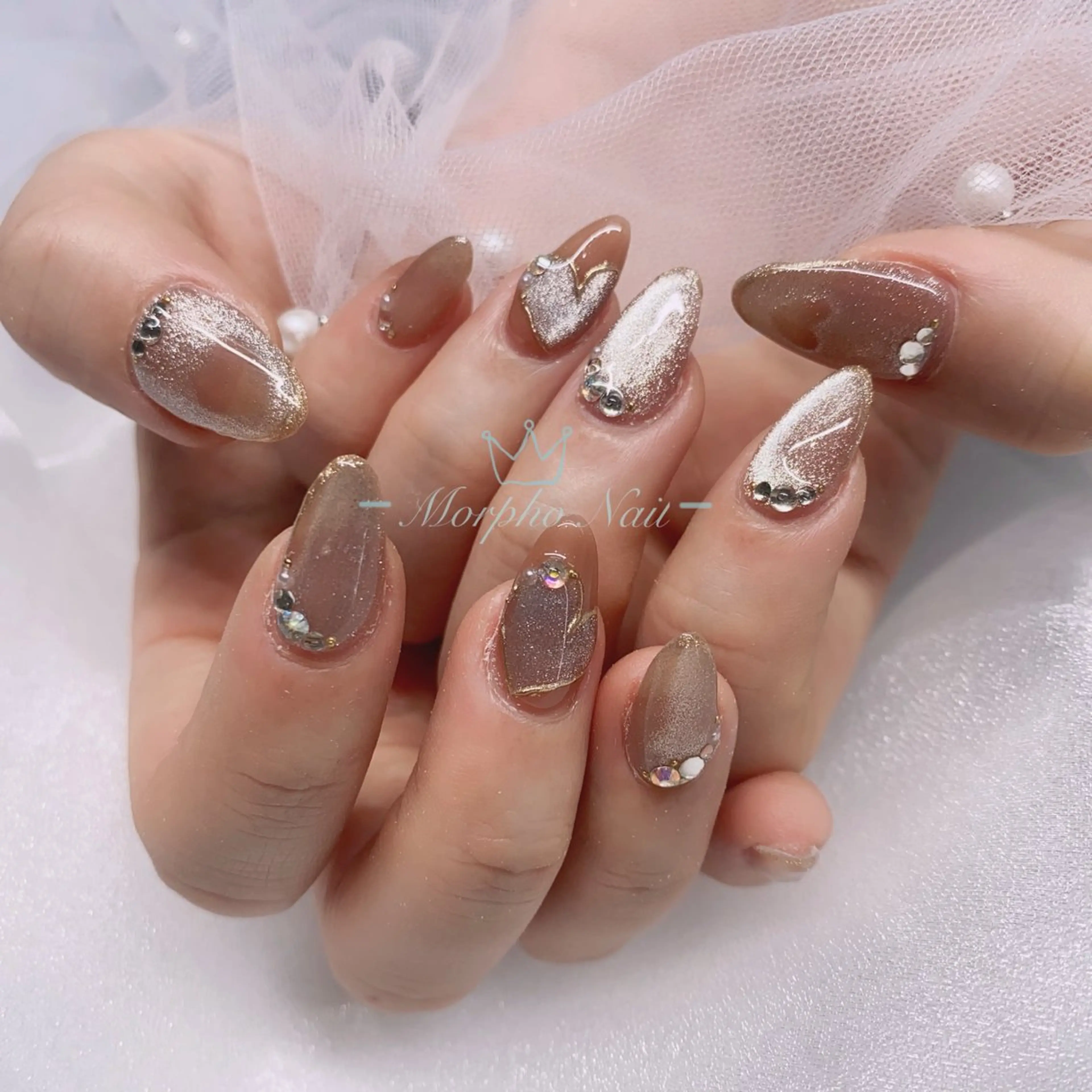 ネイル ハンドネイル Morpho nailのネイルデザイン