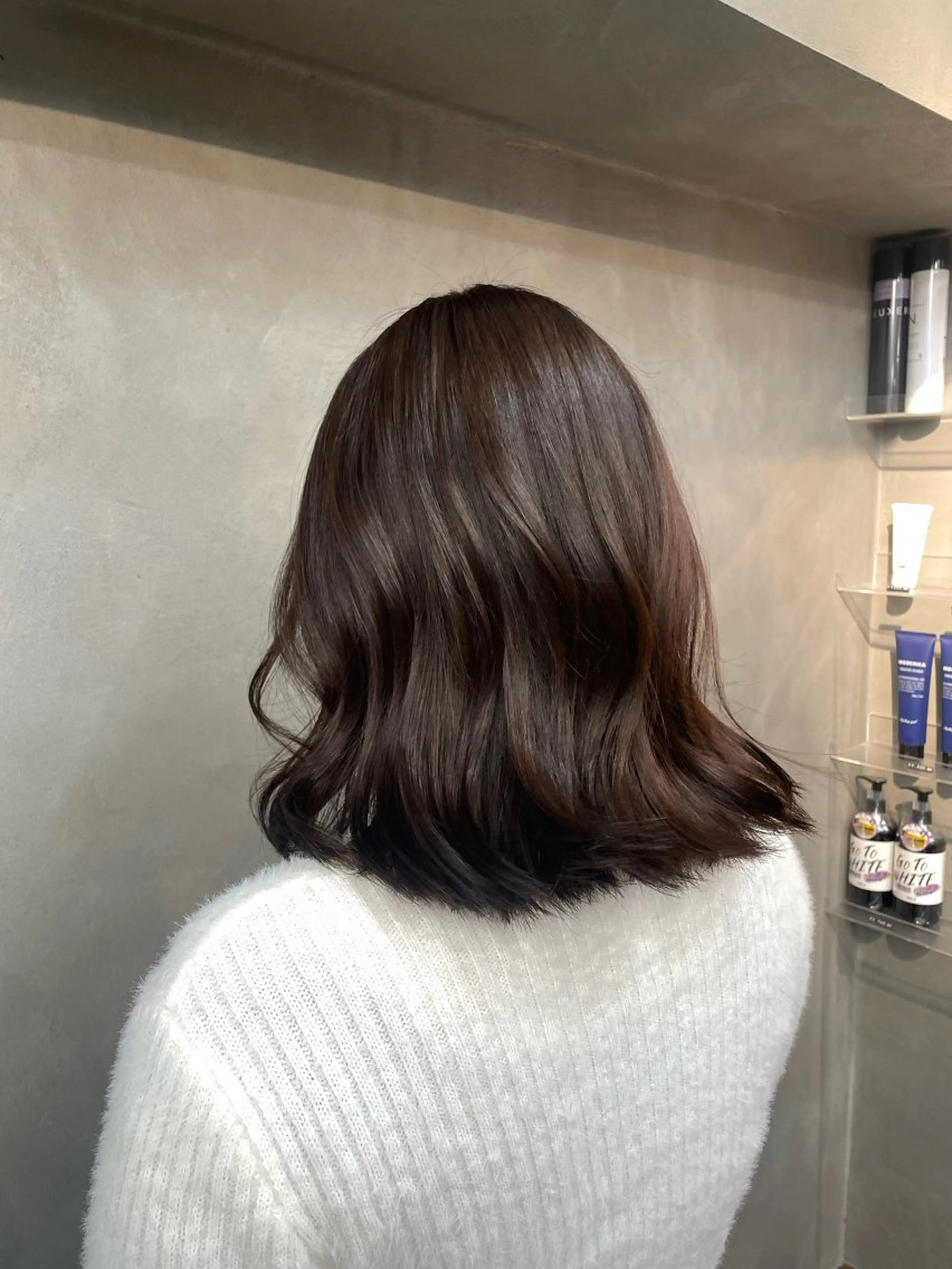 セミロング カラー ブラウンカラー ヘアカラー エクステ/コーンロウ KURUMI⛓️🔥のヘアスタイル