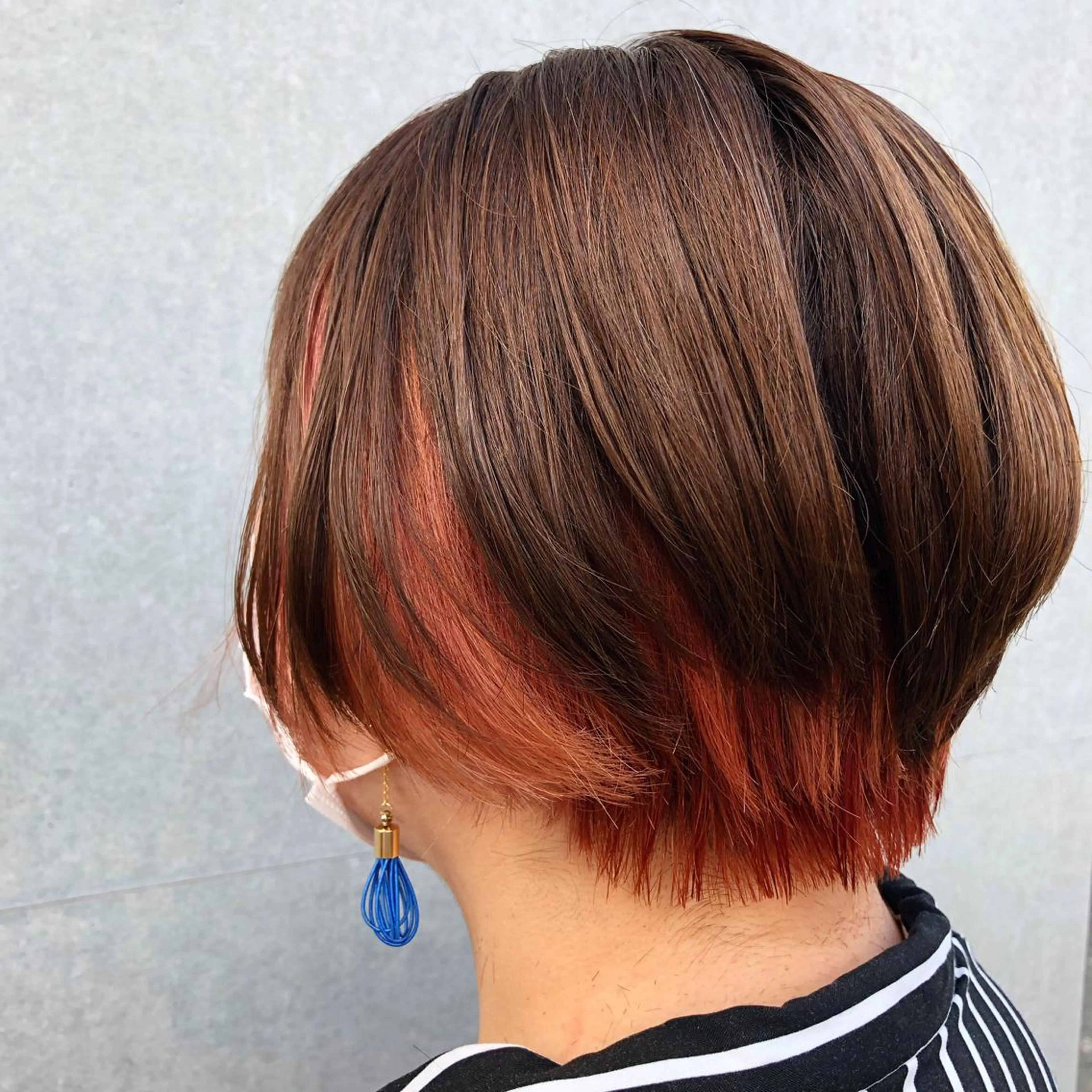 ショート カラー カット ヘアカラー くまがい みゆ【edge.】のヘアスタイル