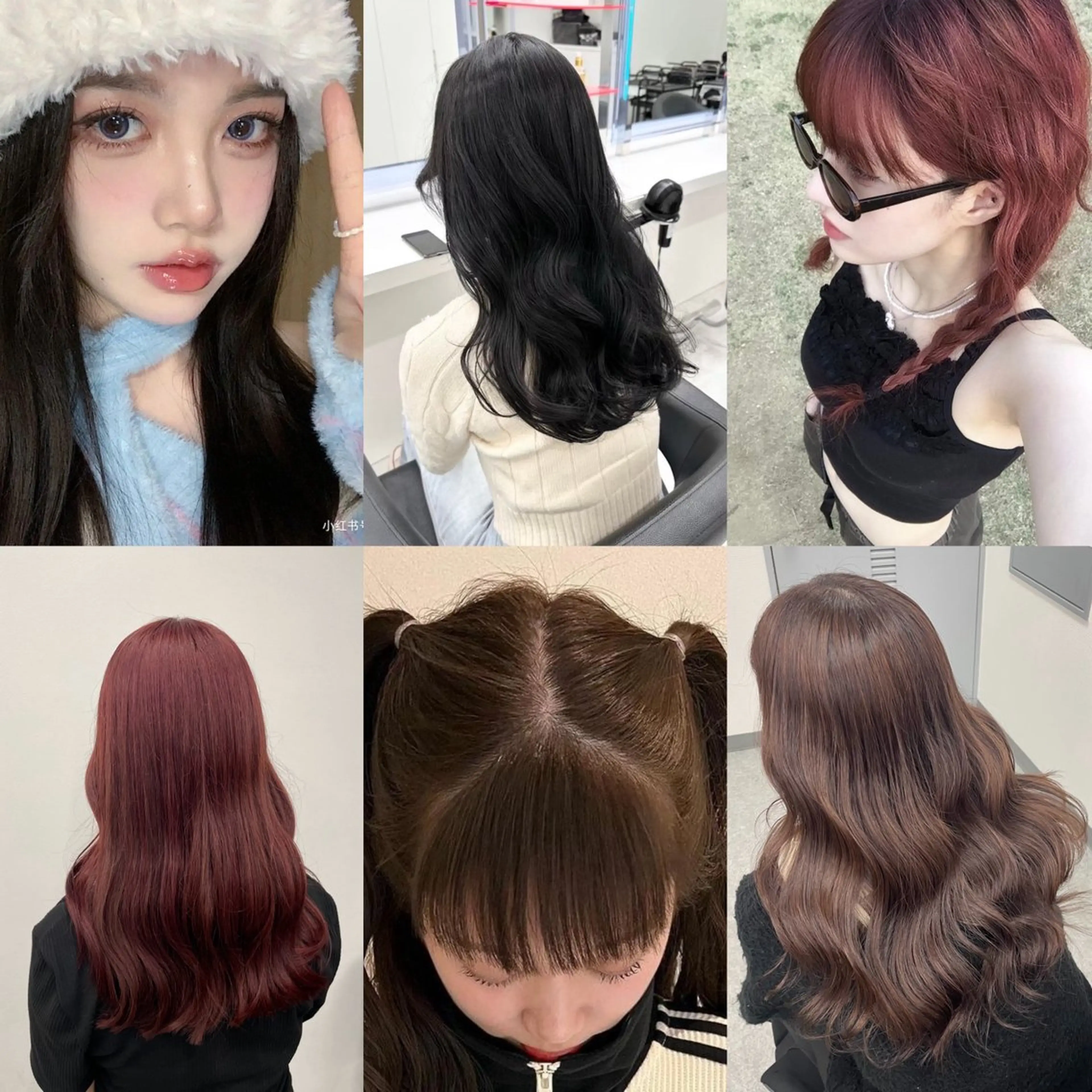 カラー ヘアカラー トリートメント 🤍ブリーチなし ブラウンhimi🤍のヘアスタイル