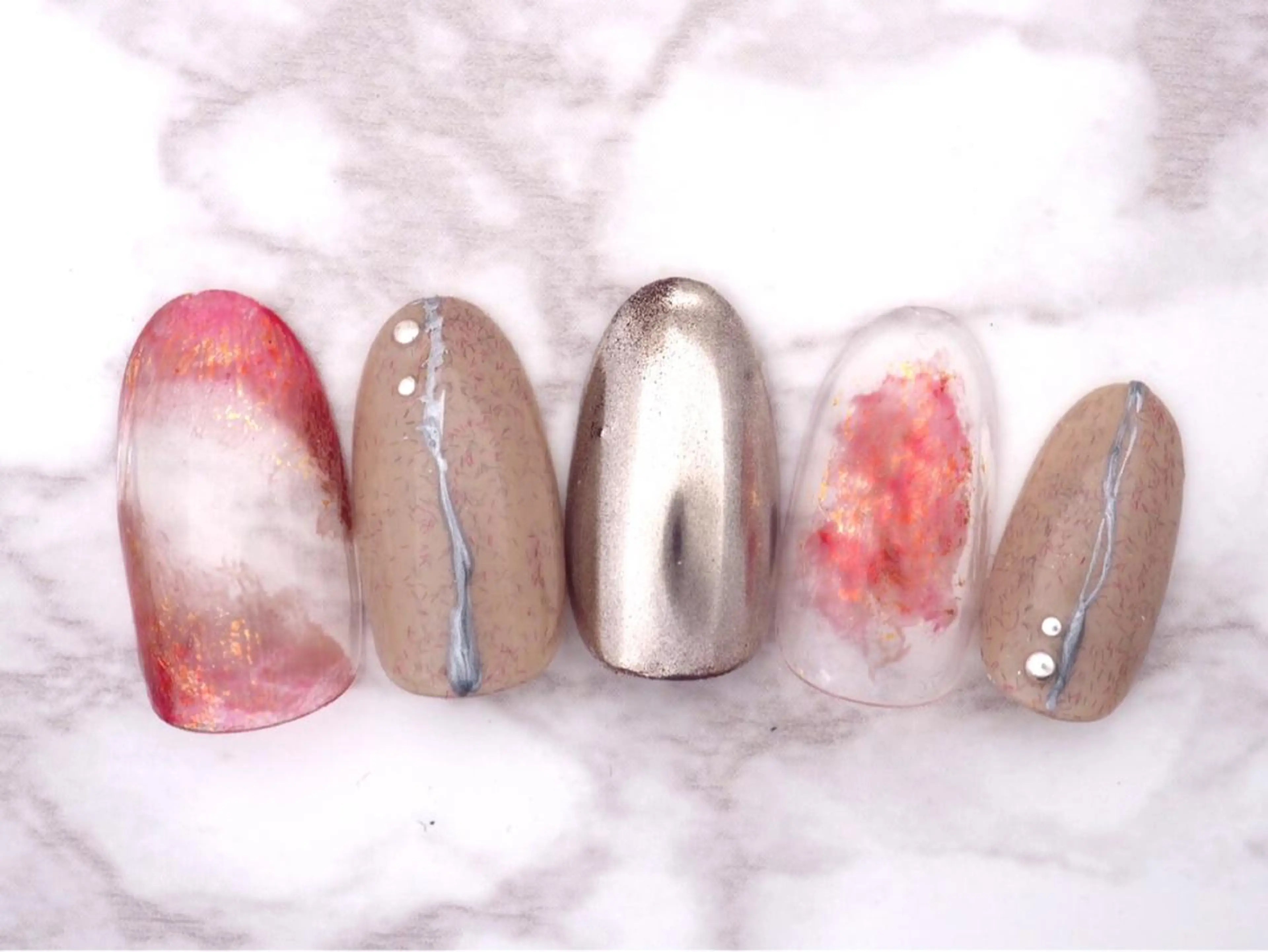 ネイル ハンドネイル Ribbon 佐野店のネイルデザイン