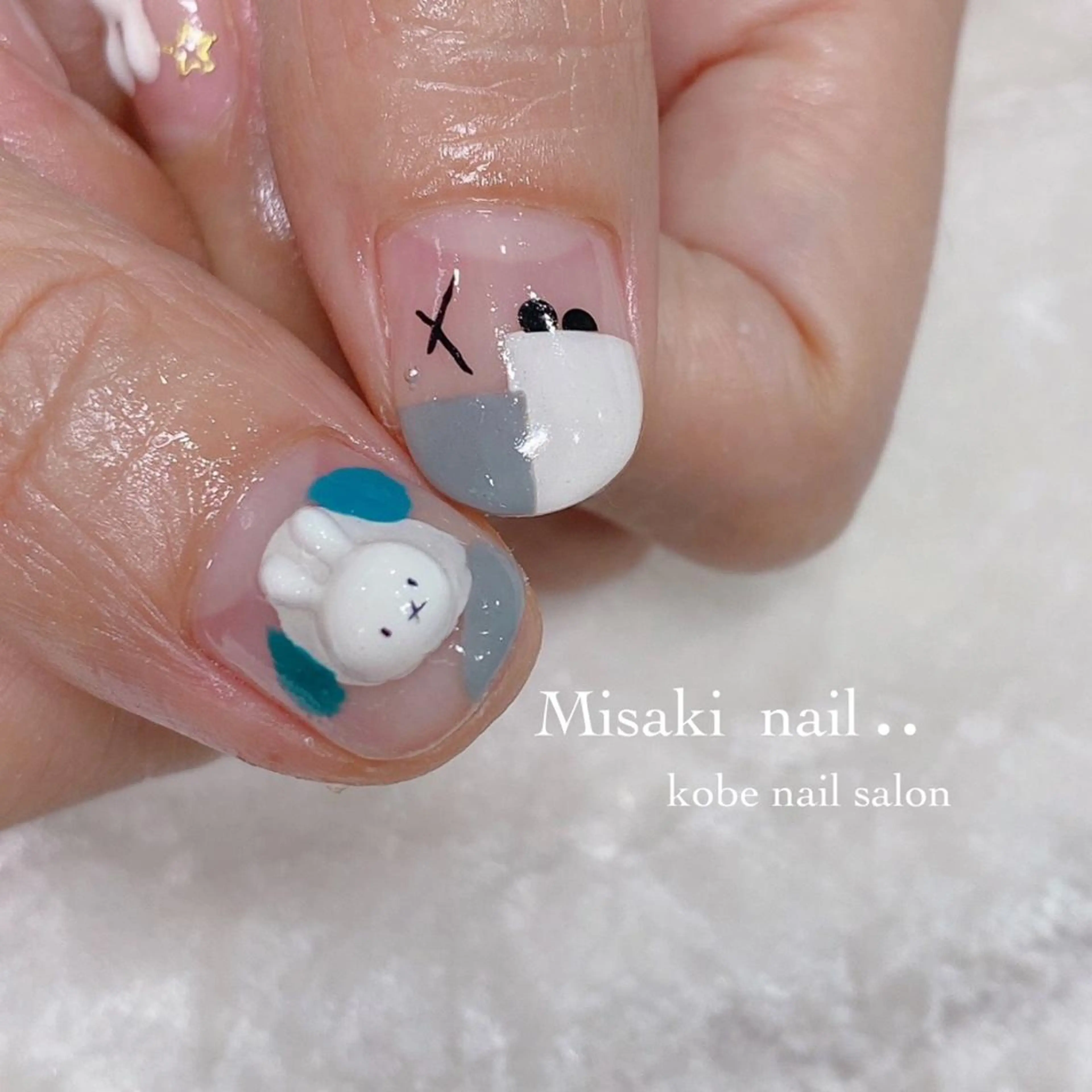 ネイル 韓国ネイル ワンホンネイル ハンドネイル nailsalon miinailsのネイルデザイン