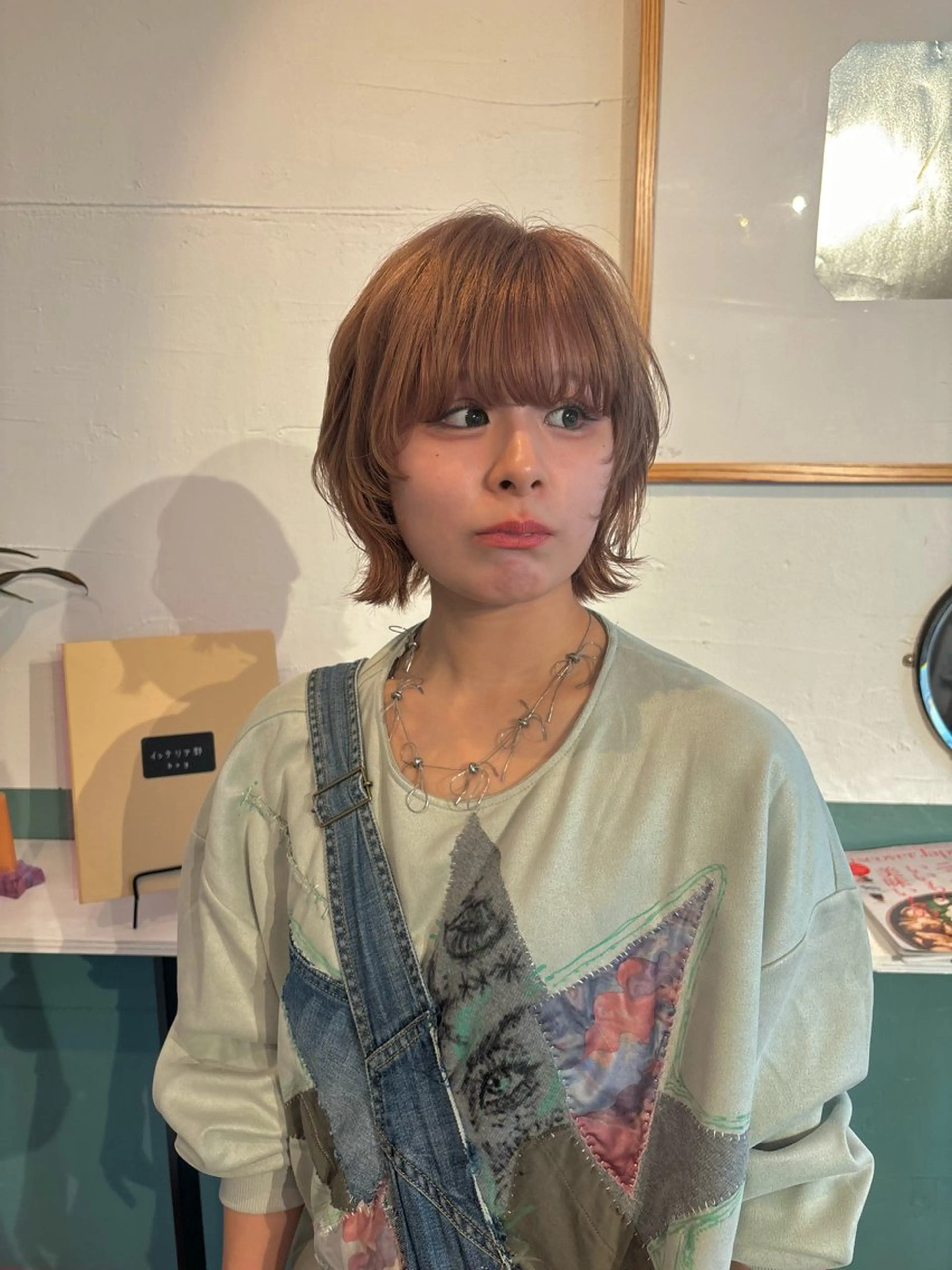 ショート カラー kiyono moekaのヘアスタイル