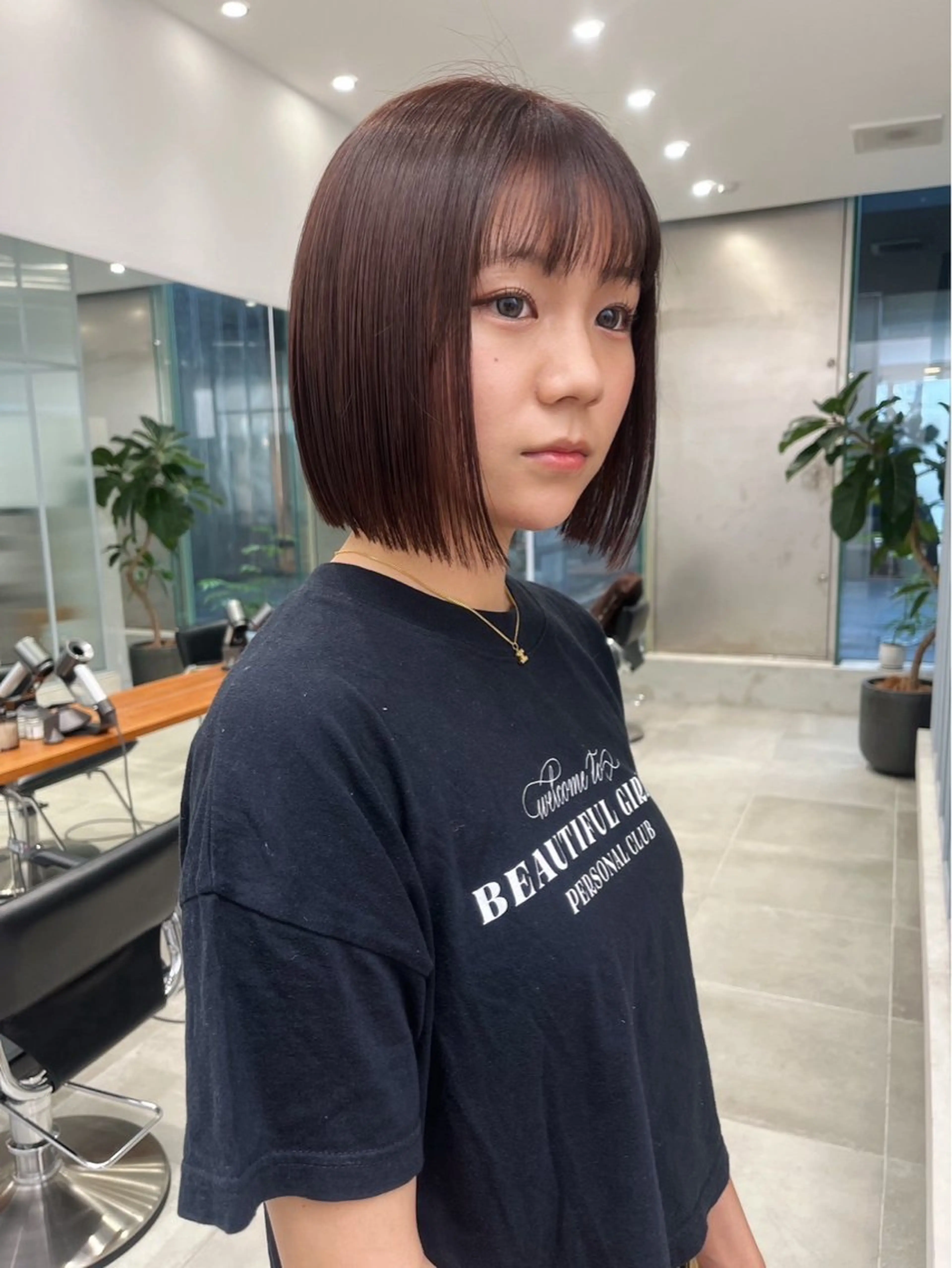 ショート ひかり/ベージュ /似合わせカットのヘアスタイル