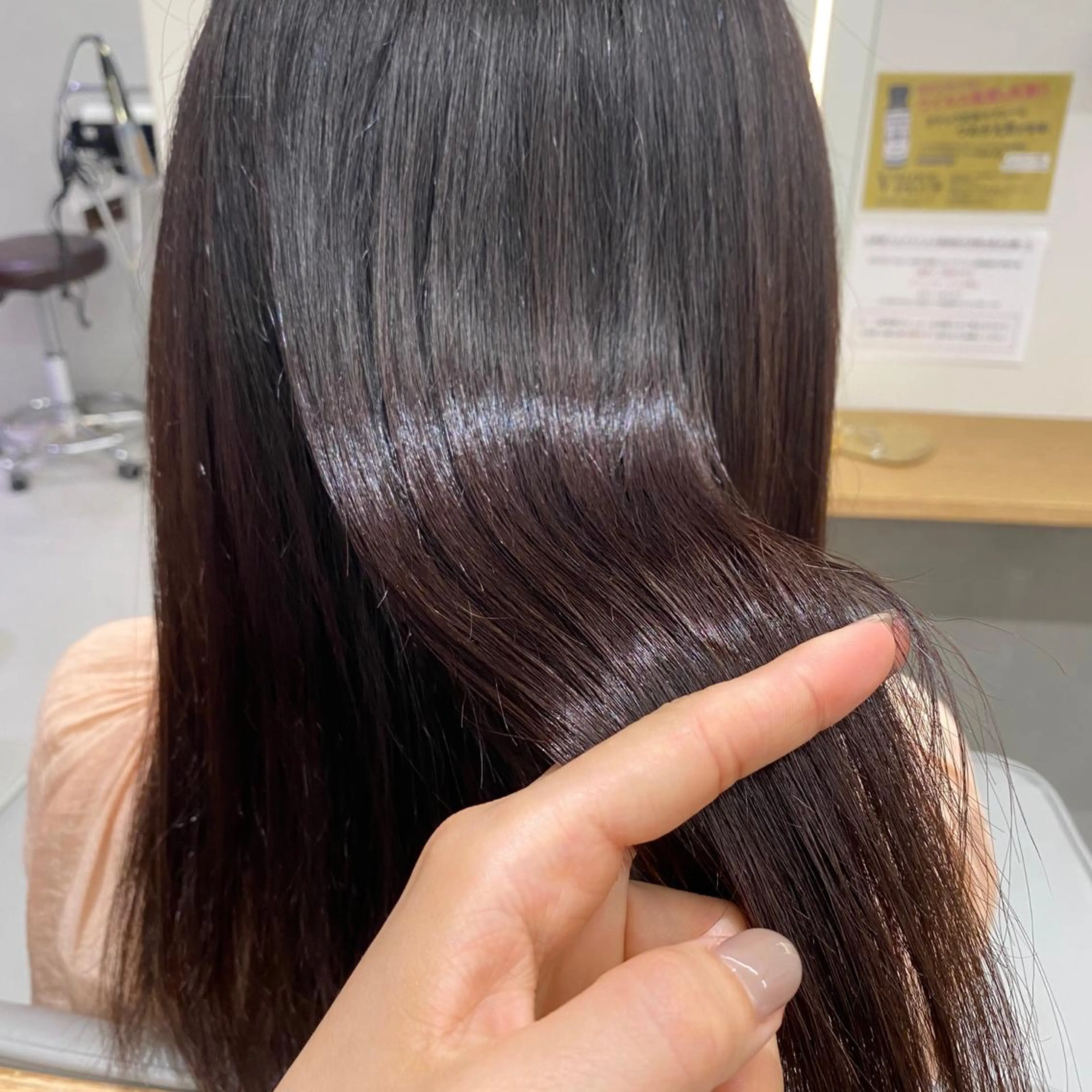 ロング カラー 髪質改善 ヘアカラー トリートメント SANC hair salonのヘアスタイル