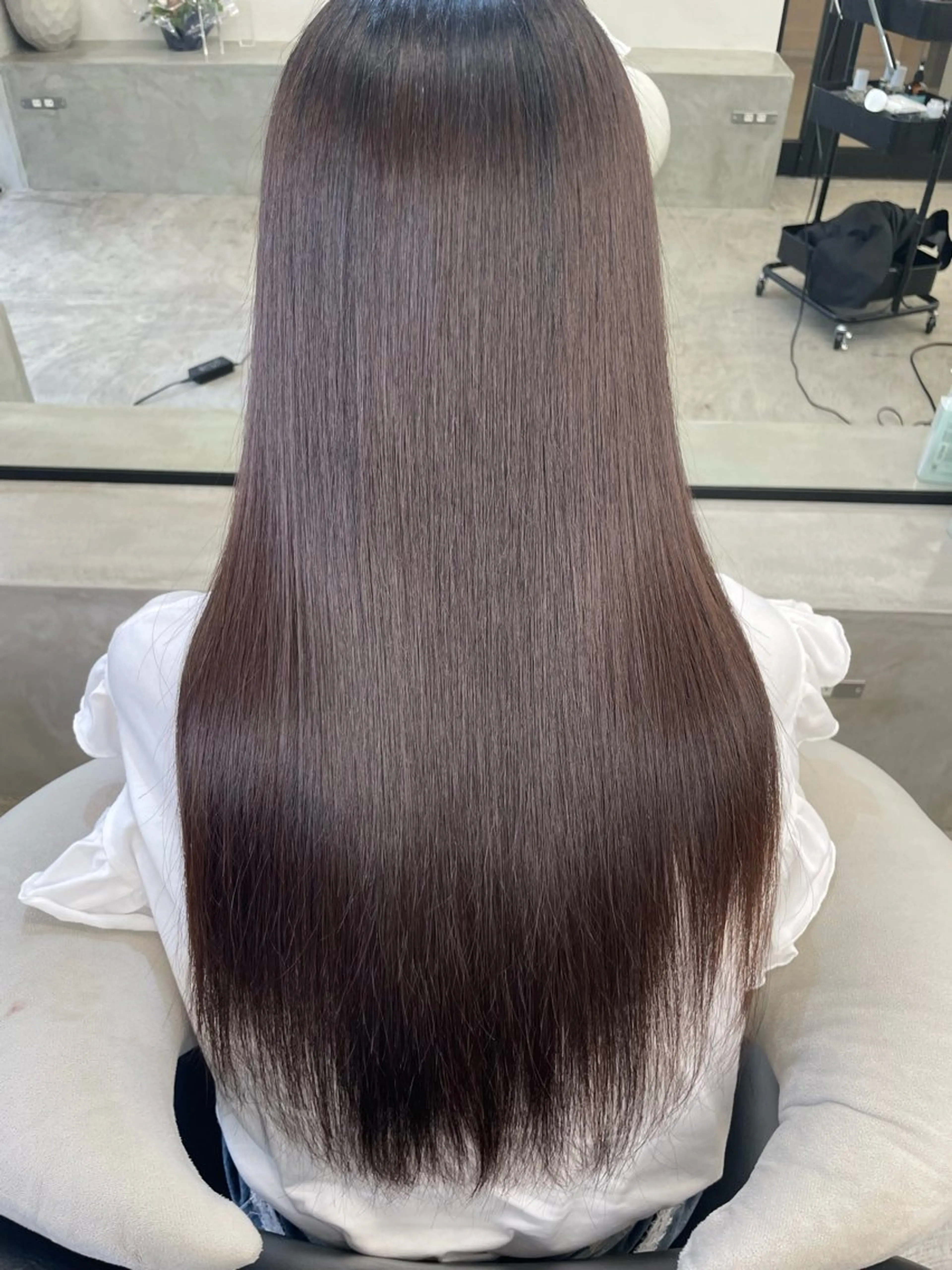 セミロング トリートメント 🎀うる艶モテ髪🎀 透明感/ユナのヘアスタイル