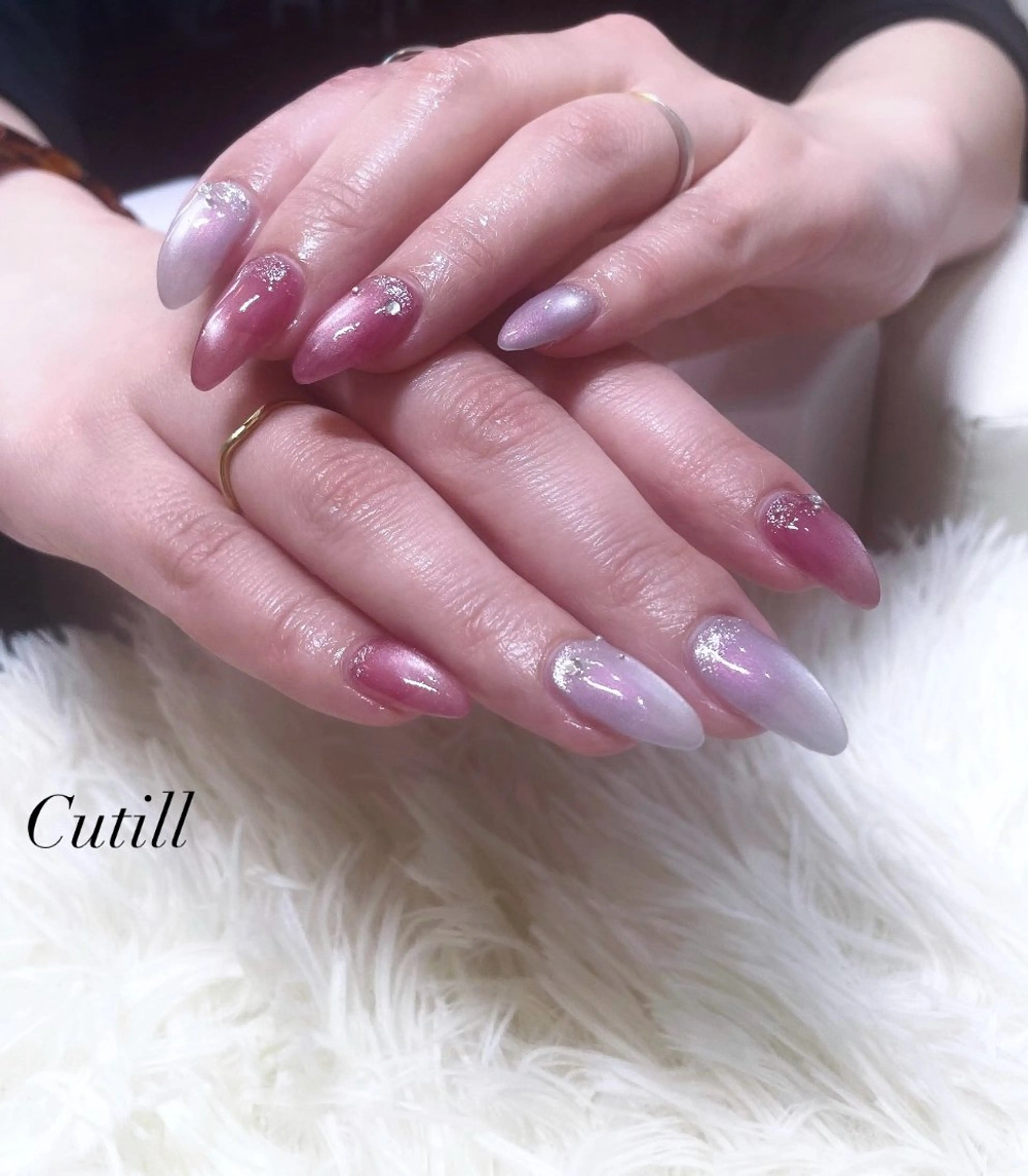 ネイル マグネットネイル ハンドネイル feel.a ‎もえ‎のネイルデザイン