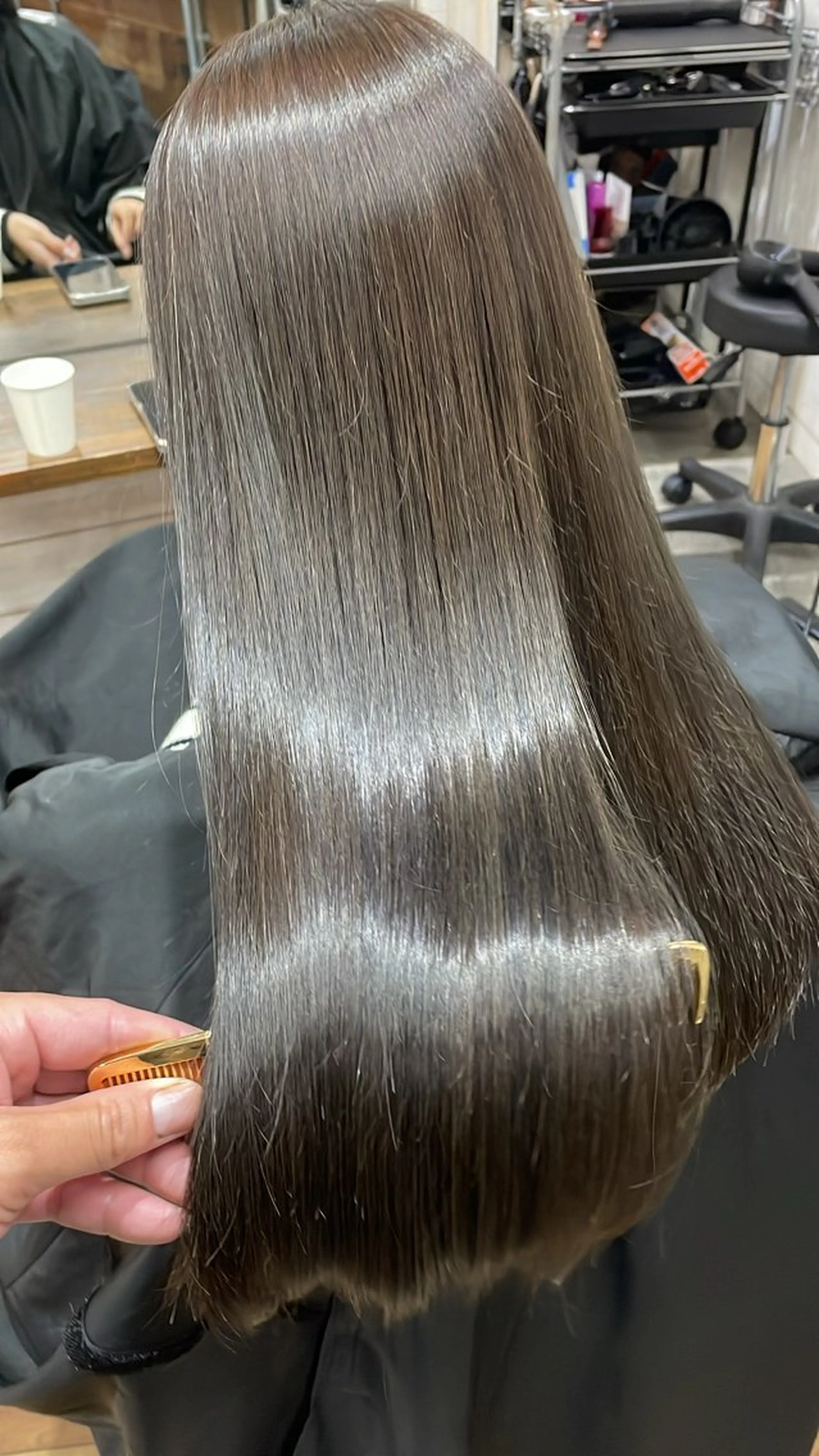 セミロング カット ヘアカラー トリートメント ALLEN hair 梅田店のヘアスタイル