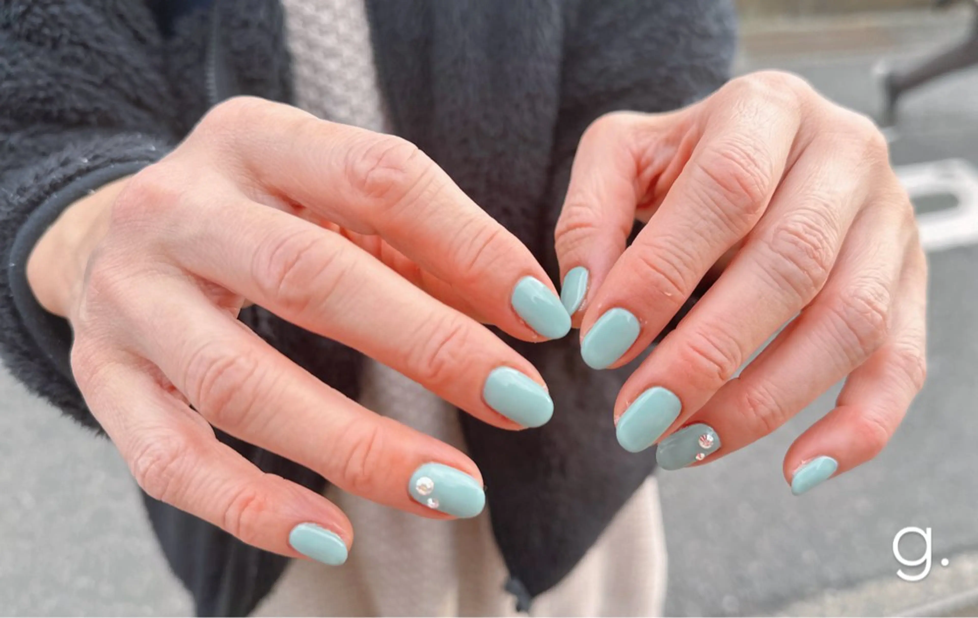 ネイル ストーンネイル ハンドネイル cutstudiog .saekoのネイルデザイン