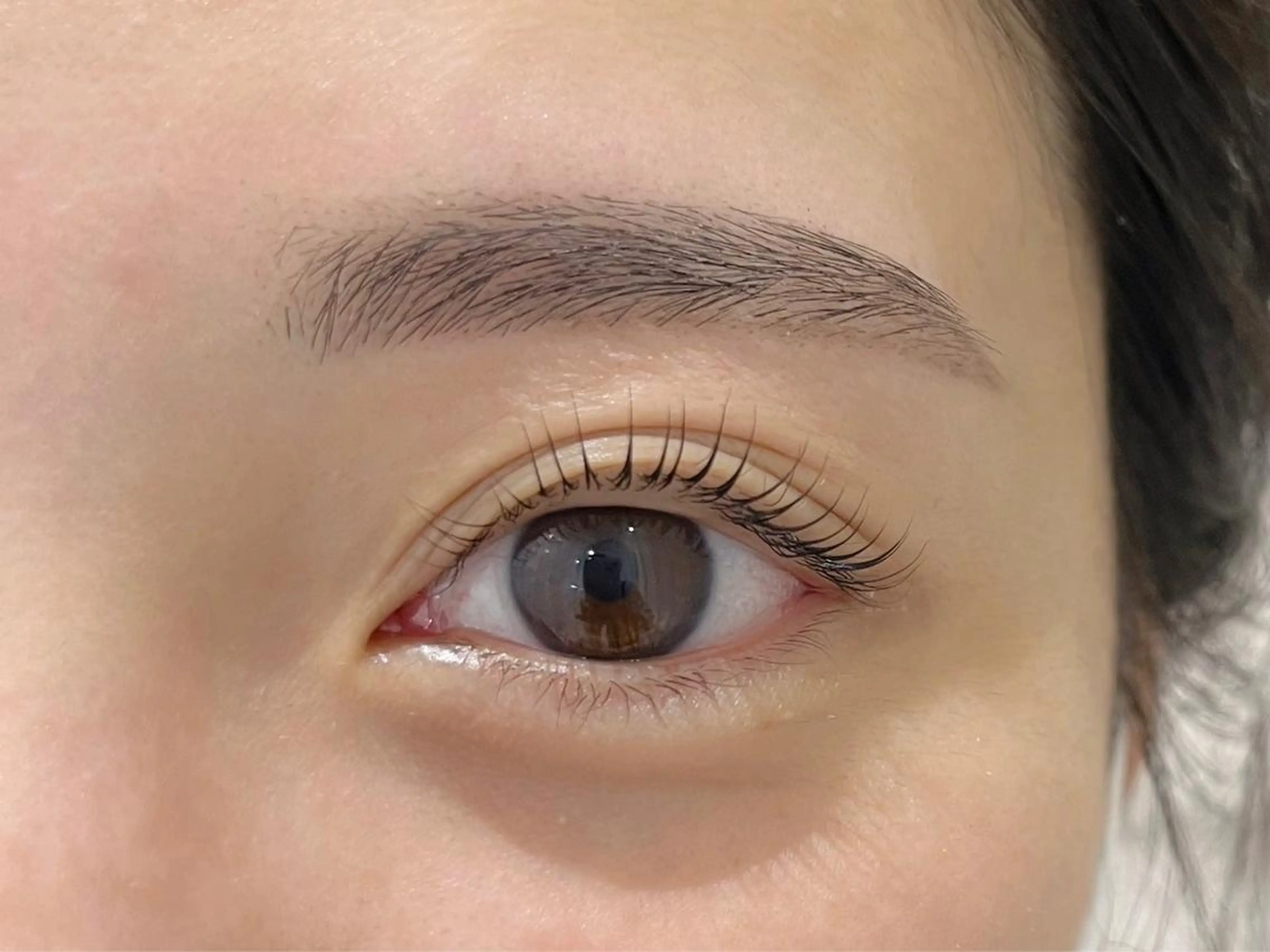 まつげパーマ＋アイブロウスタイリングの写真