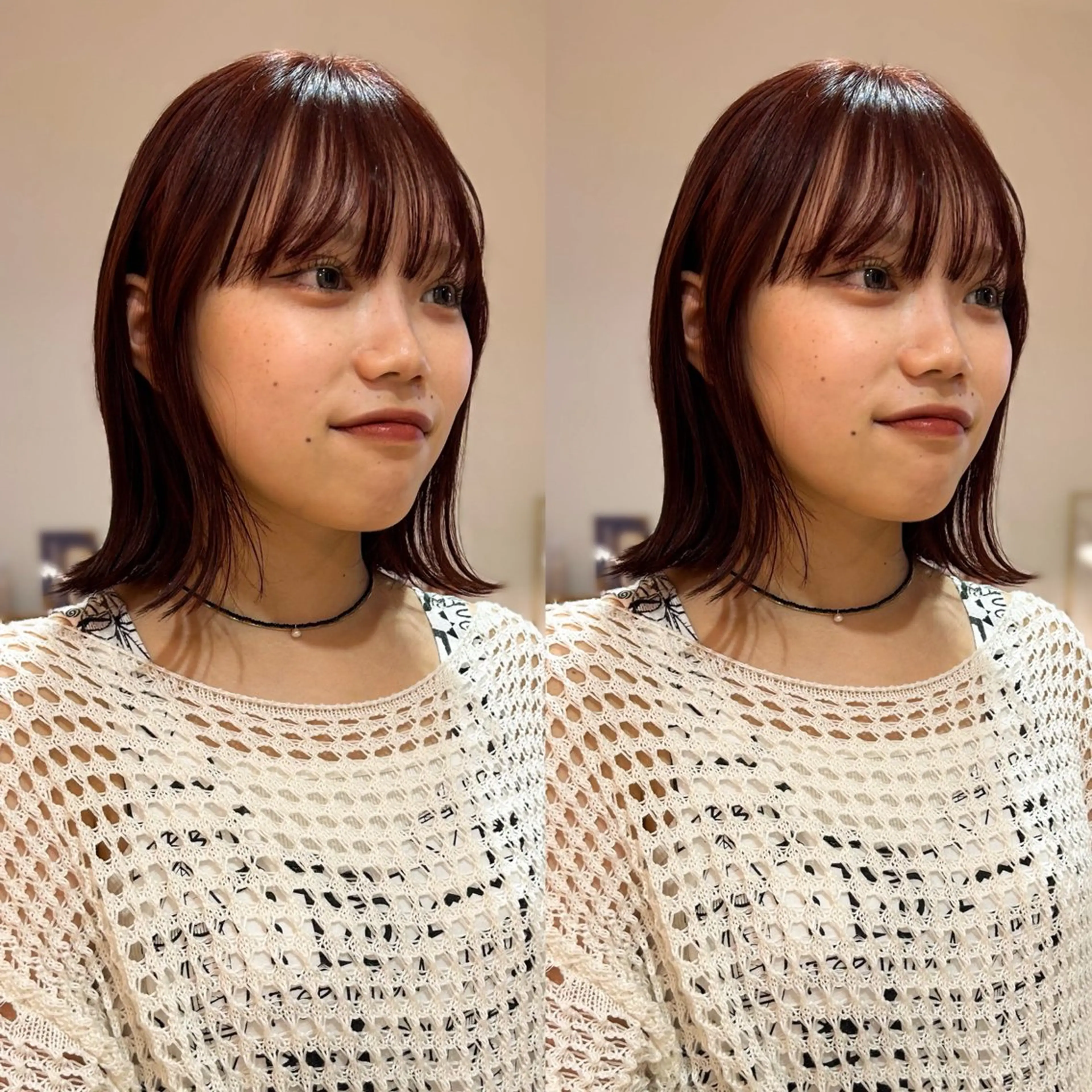 カラー カット 縮毛矯正 トリートメント 🐢ダブルカラー🐢 透明感/このかのヘアスタイル