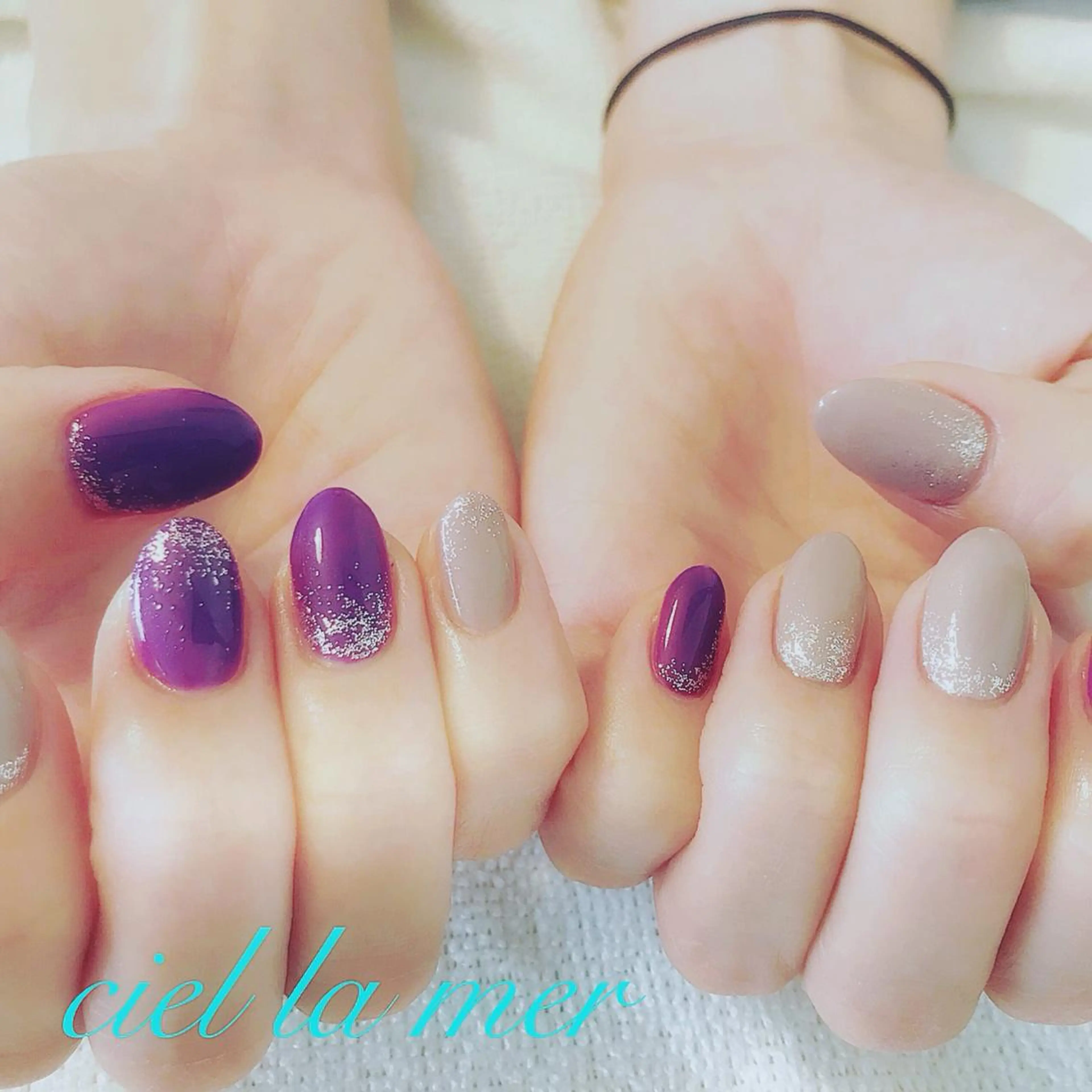 ネイル ハンドネイル フットネイル ciel la merのネイルデザイン