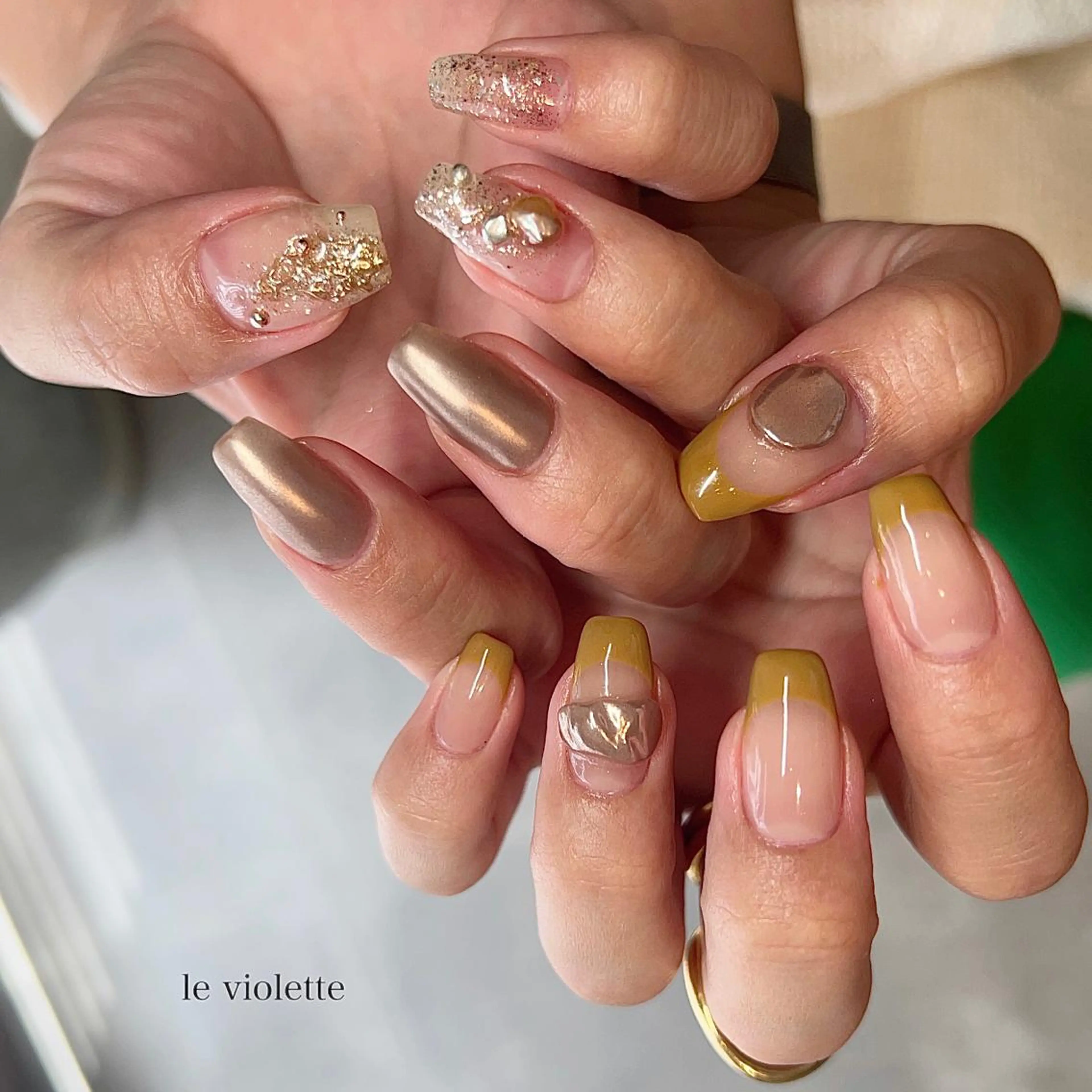 ネイル ハンドネイル le violetteのネイルデザイン
