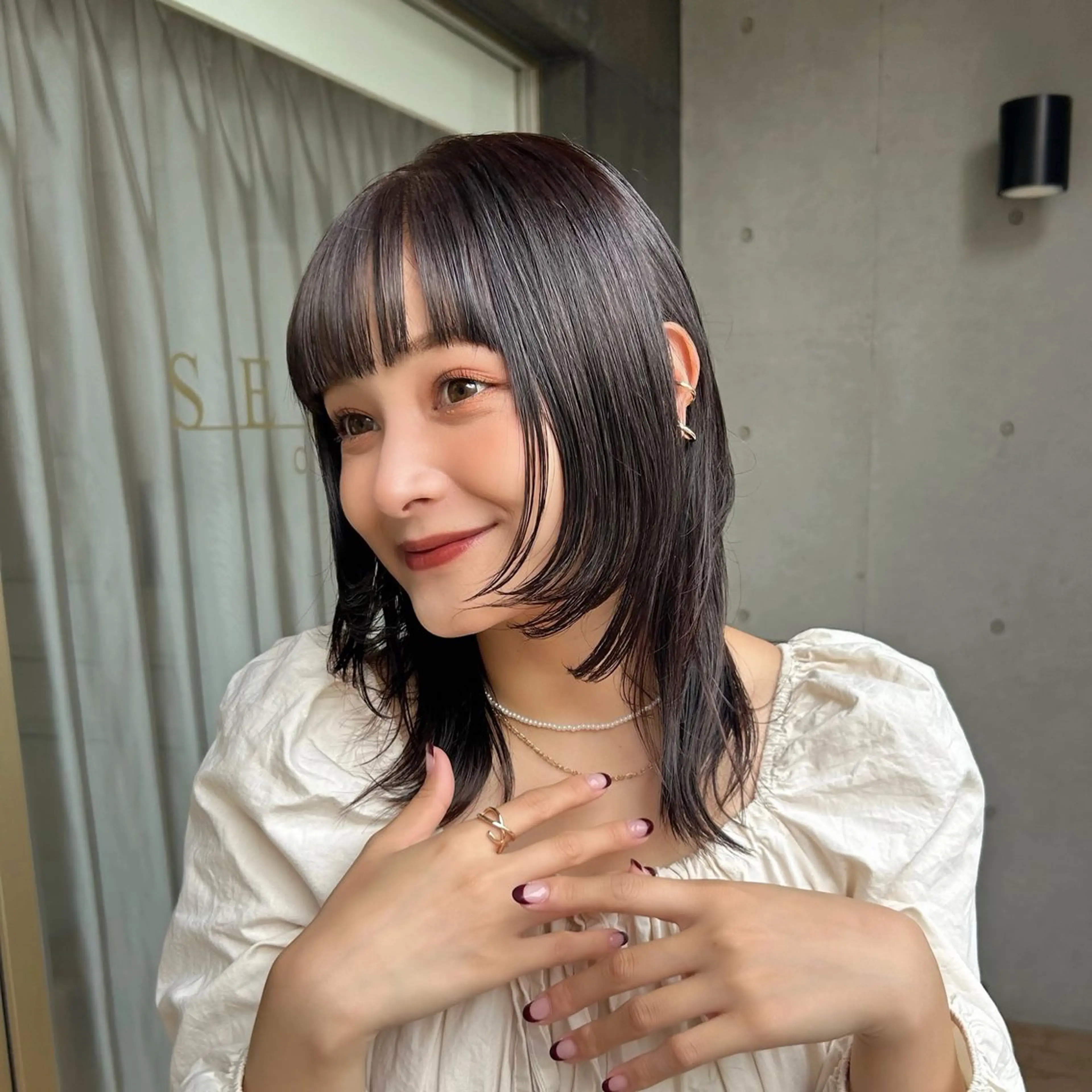 セミロング 🌸透明感/レイヤー / 栗林 彩🌸のヘアスタイル